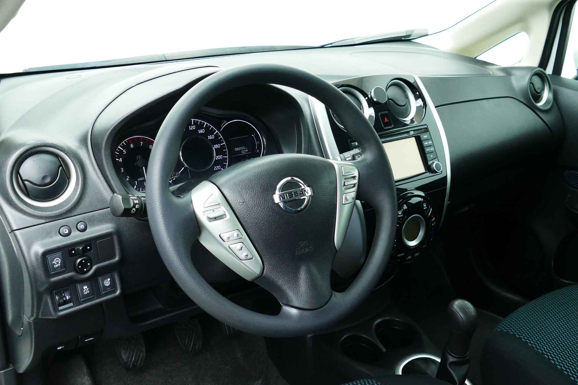 Nissan Note 1.2 Acenta. Navi, Camera, Clima, Cruise, 15"LM Velgen All Season Banden - 12/35