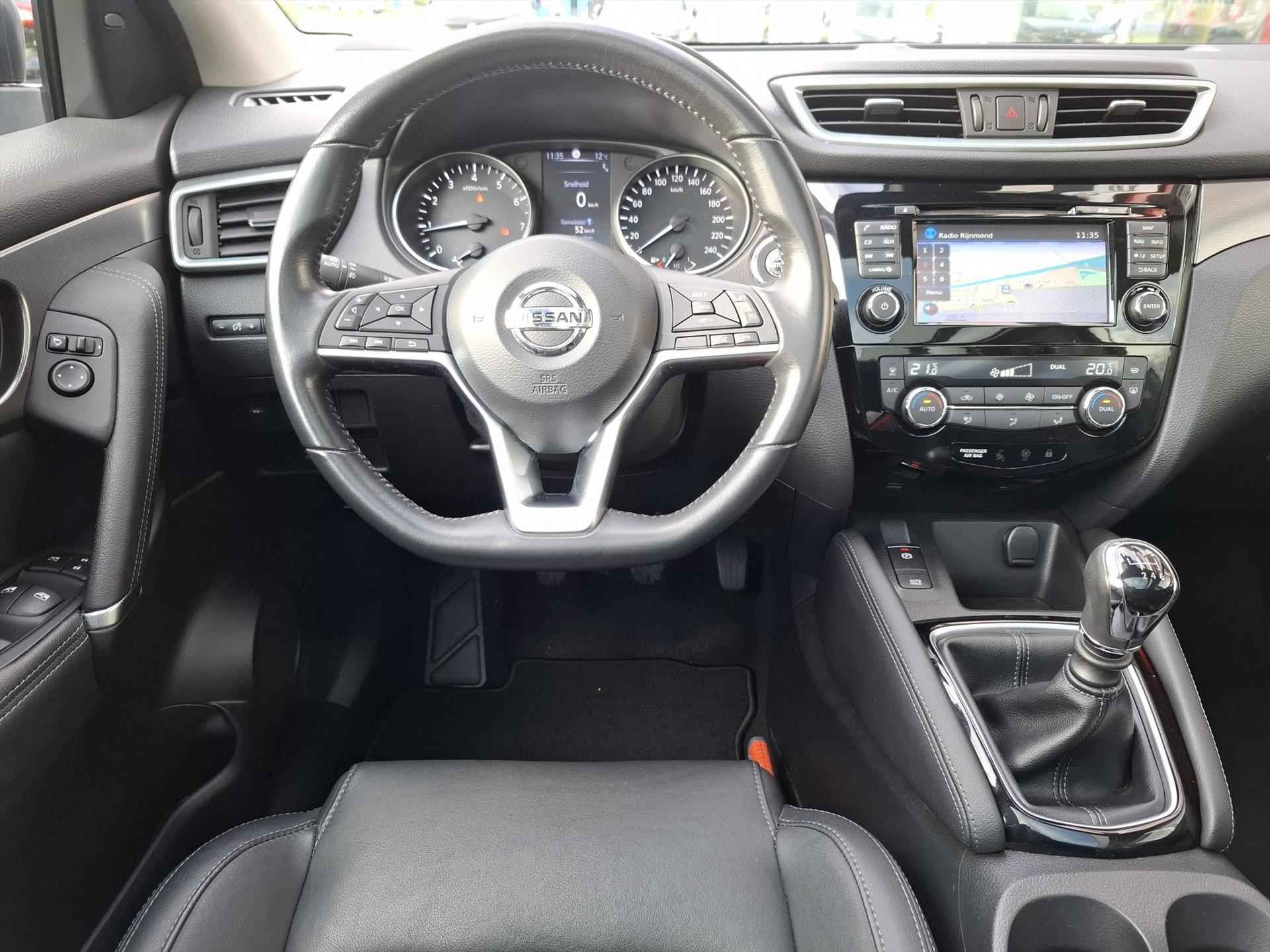 NISSAN Qashqai 1.2 115pk DIG-T Tekna | Panoramadak | 360 camera | Navigatie | Keyless entry | Voorruitverwarming - 5/33