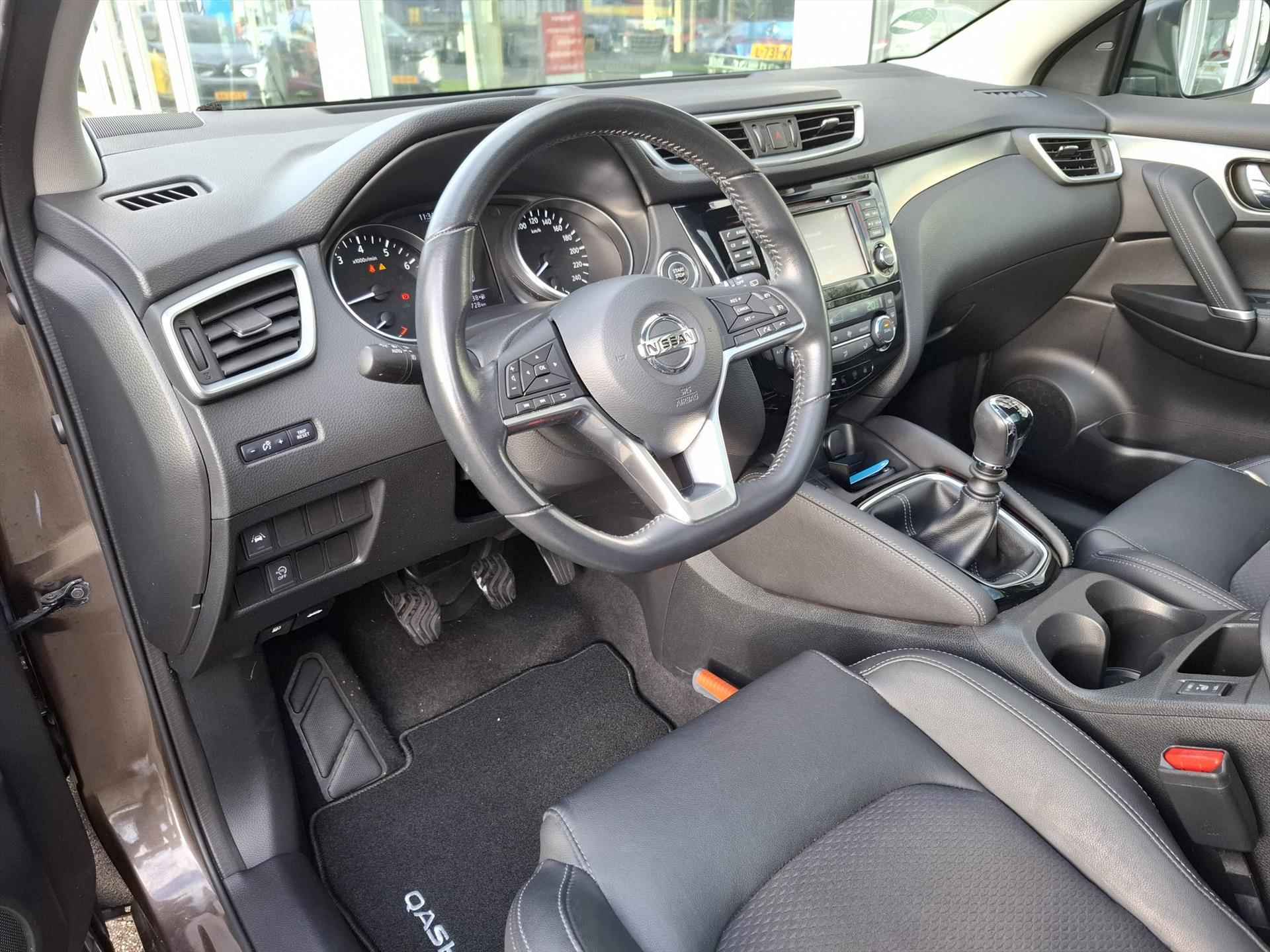 NISSAN Qashqai 1.2 115pk DIG-T Tekna | Panoramadak | 360 camera | Navigatie | Keyless entry | Voorruitverwarming - 6/33