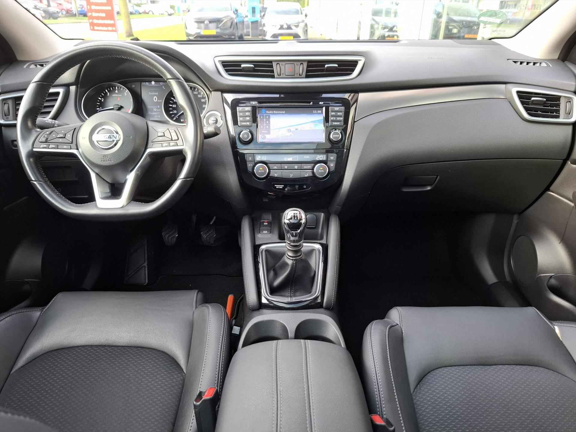 NISSAN Qashqai 1.2 115pk DIG-T Tekna | Panoramadak | 360 camera | Navigatie | Keyless entry | Voorruitverwarming - 25/33