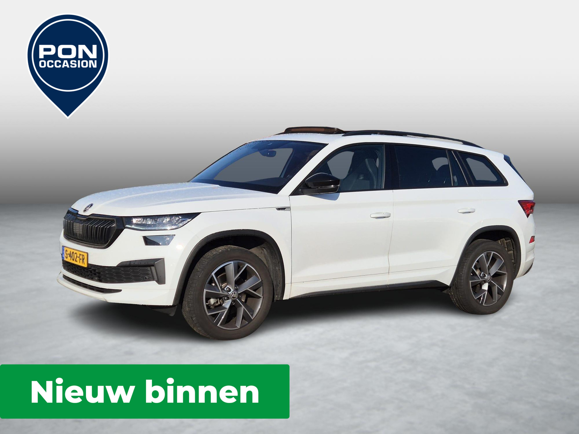 Skoda Kodiaq 1.5 TSI 150 PK DSG Sportline Business | NIEUW BINNEN | Panoramadak | Keyless | ACC | Apple CarPlay | Stoelverwarming | Trekhaak | Camera |