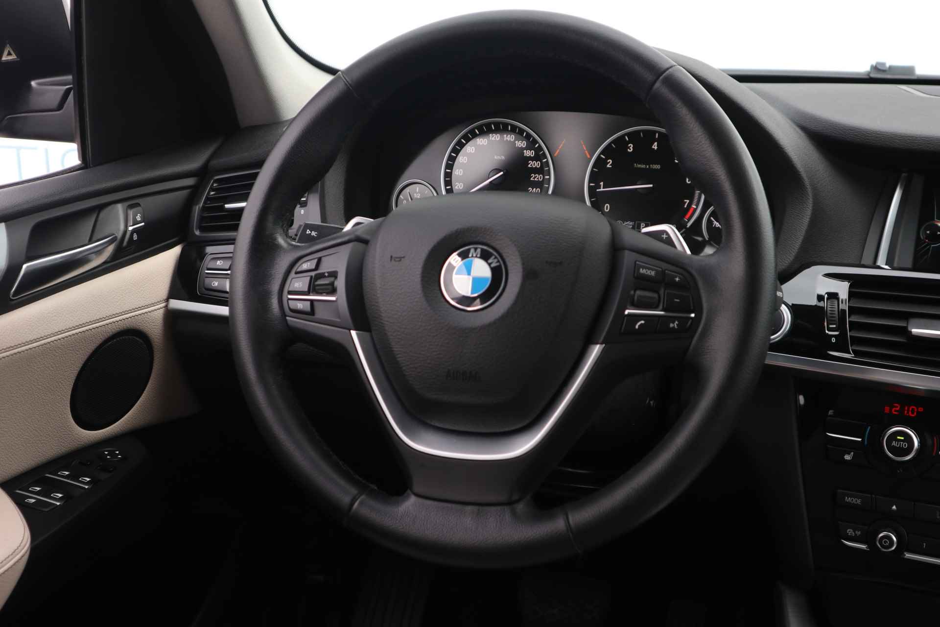 BMW X3 xDrive28i High Executive LEDER | HUD | TREKHAAK ELEK | CAMERA | STOELVERW | 2de PINSTERDAG GEOPEND VAN 10:00 T/M 16:00 UUR - 14/48