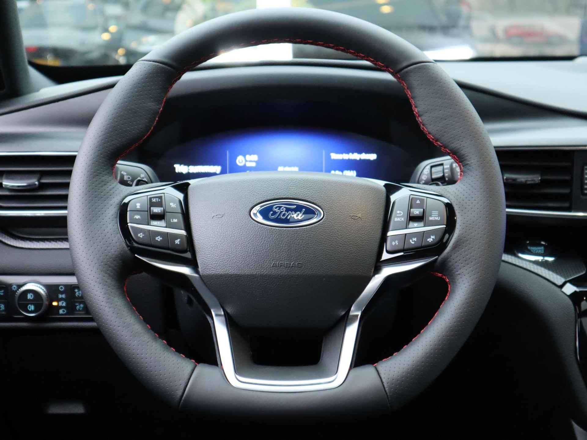 Ford Explorer 3.0 V6 EcoBoost PHEV ST-Line | 20" Lichtmetaal | 360° Camera | Leren bekleding | Afneembare trekhaak | Dual zone Climatecontrol | Led koplampen | Panorama dak | Adaptive cruisecontrol | B&O Premium Audio | - 42/82