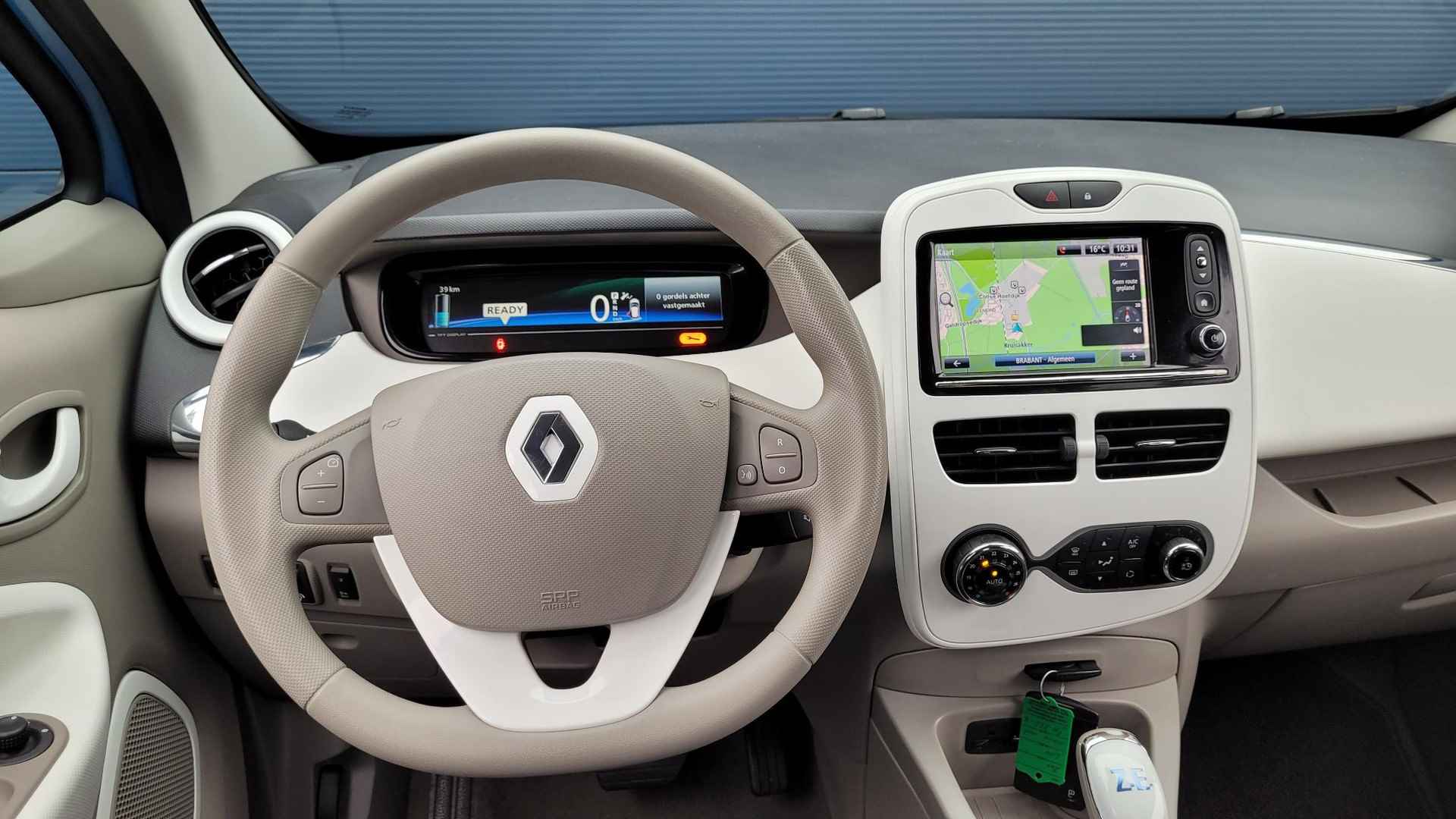 Renault ZOE Q210 Zen Quickcharge 22 kWh (ex Accu) Navigatie|Climatronic|LM velgen|PDC achter| - 21/35