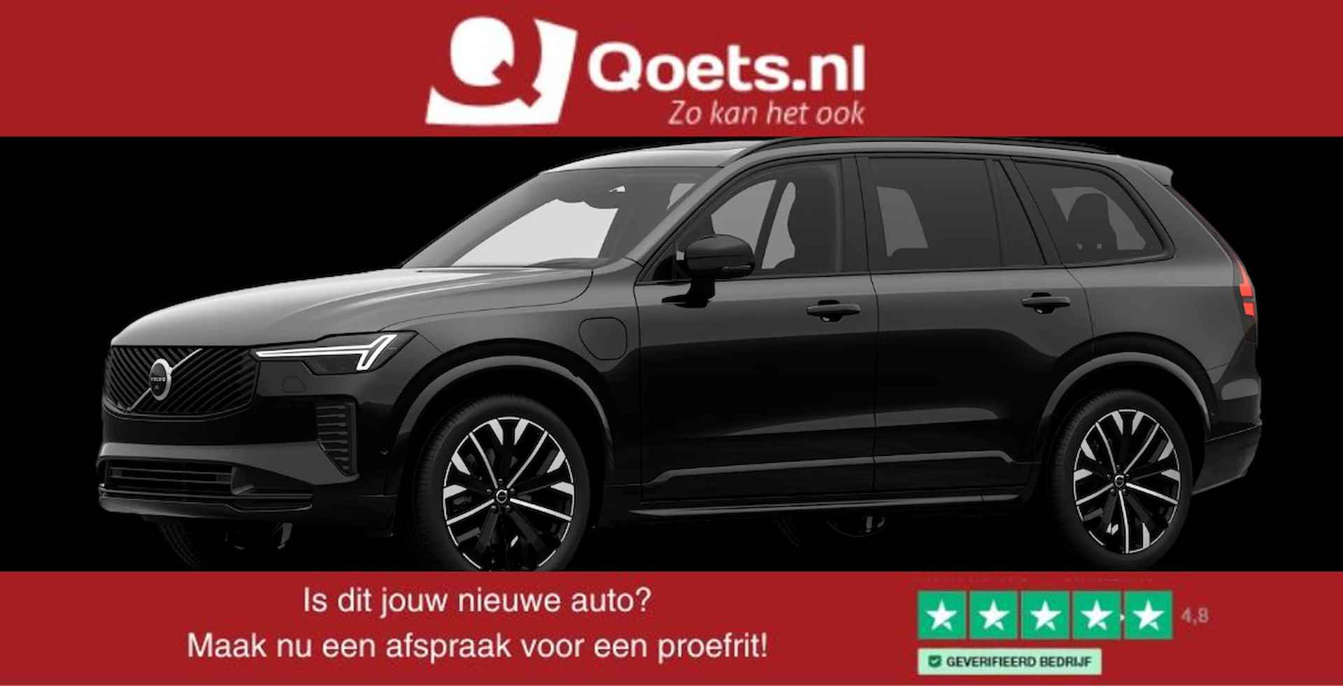 Volvo XC90 2.0 T8 Plug-in hybrid AWD Ultra Dark Panoramadak - Head Up - Stoelventilatie vóór - Getinte Ruiten - Bowers & Wilkins - Stoelverwaming voor/achter - Elektrisch verstelbare met geheugfenunctie bestuurderstoel -