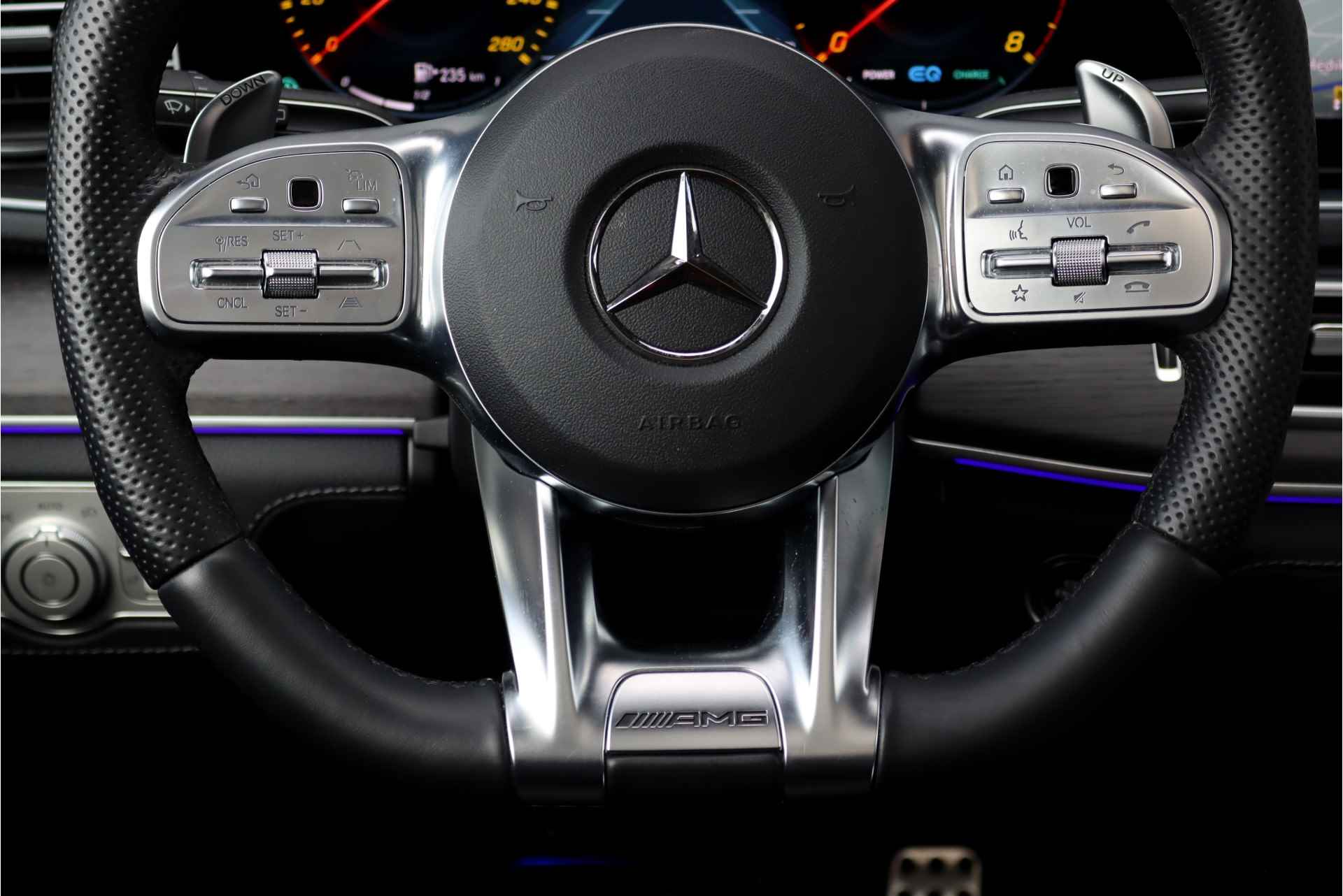 Mercedes-Benz GLE 53 AMG 4-MATIC+ Aut9, Luchtvering, Distronic+, Surround Camera, Panoramadak, Leder, Memory, Stoelverwarming, Elek. Trekhaak, Keyless-go, Etc. - 33/49