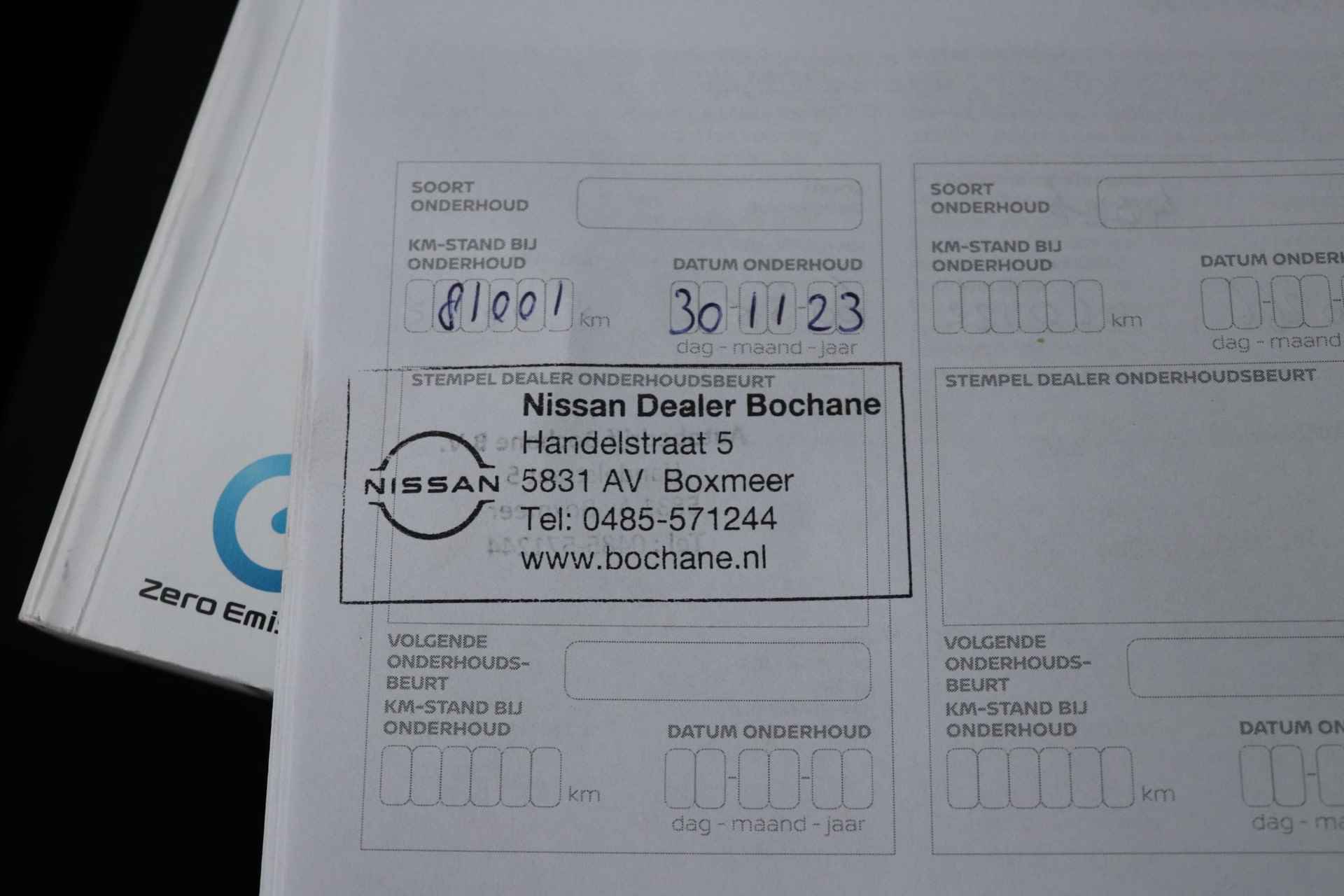 Nissan LEAF N-Connecta 40 kWh | Navigatie | 360° Camera | All-season banden | - 17/36