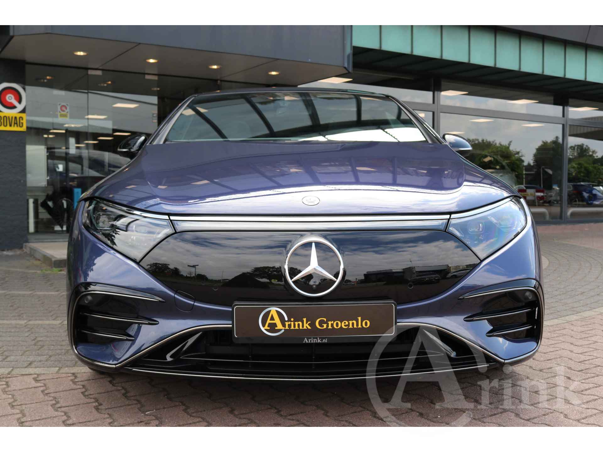 Mercedes-Benz EQS 350 AMG Line 90kWh Premium Pack Panoramadak Rijassistentie pakket Nightpakket Burmester - 43/51