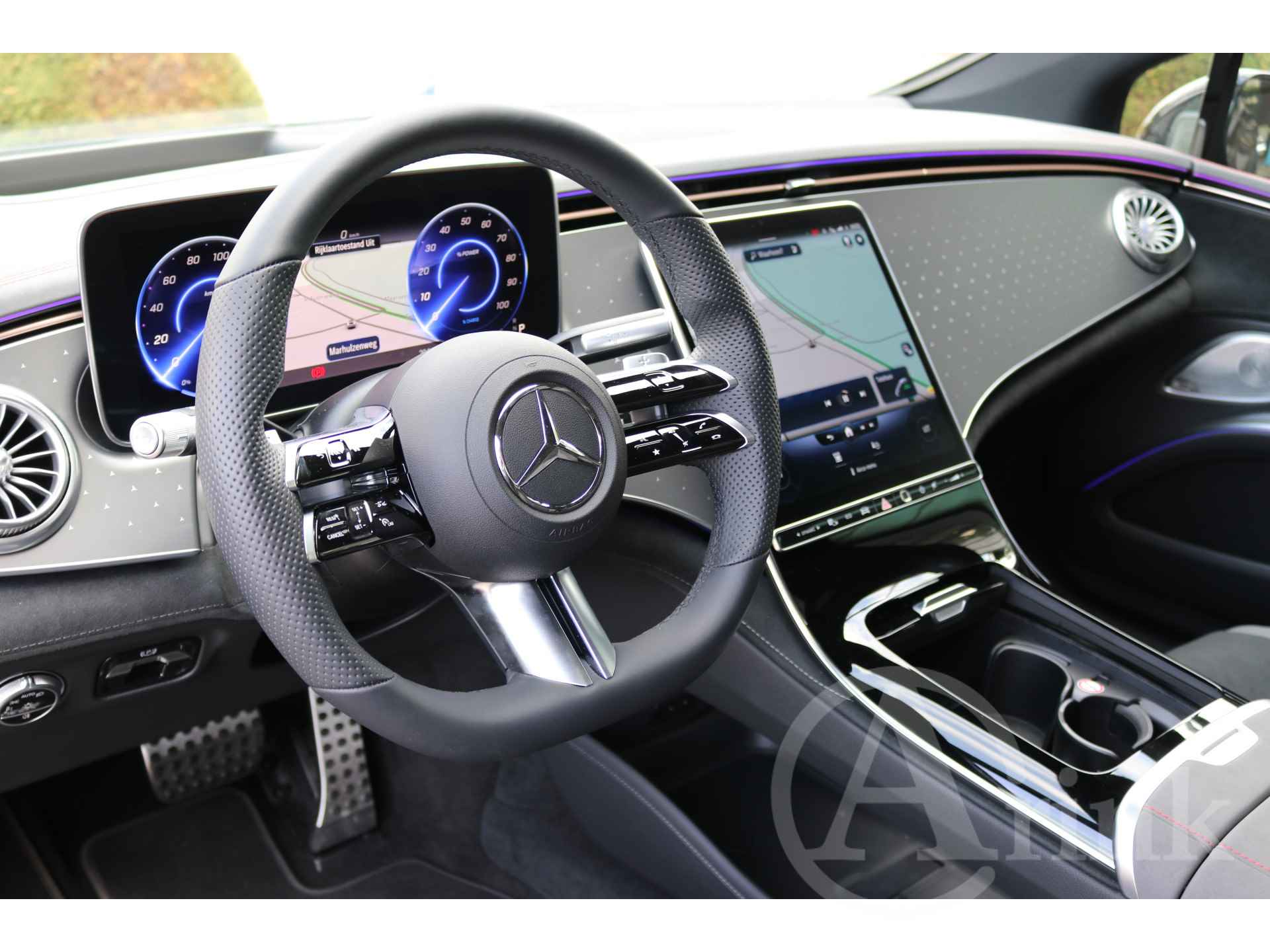 Mercedes-Benz EQS 350 AMG Line 90kWh Premium Pack Panoramadak Rijassistentie pakket Nightpakket Burmester - 44/51