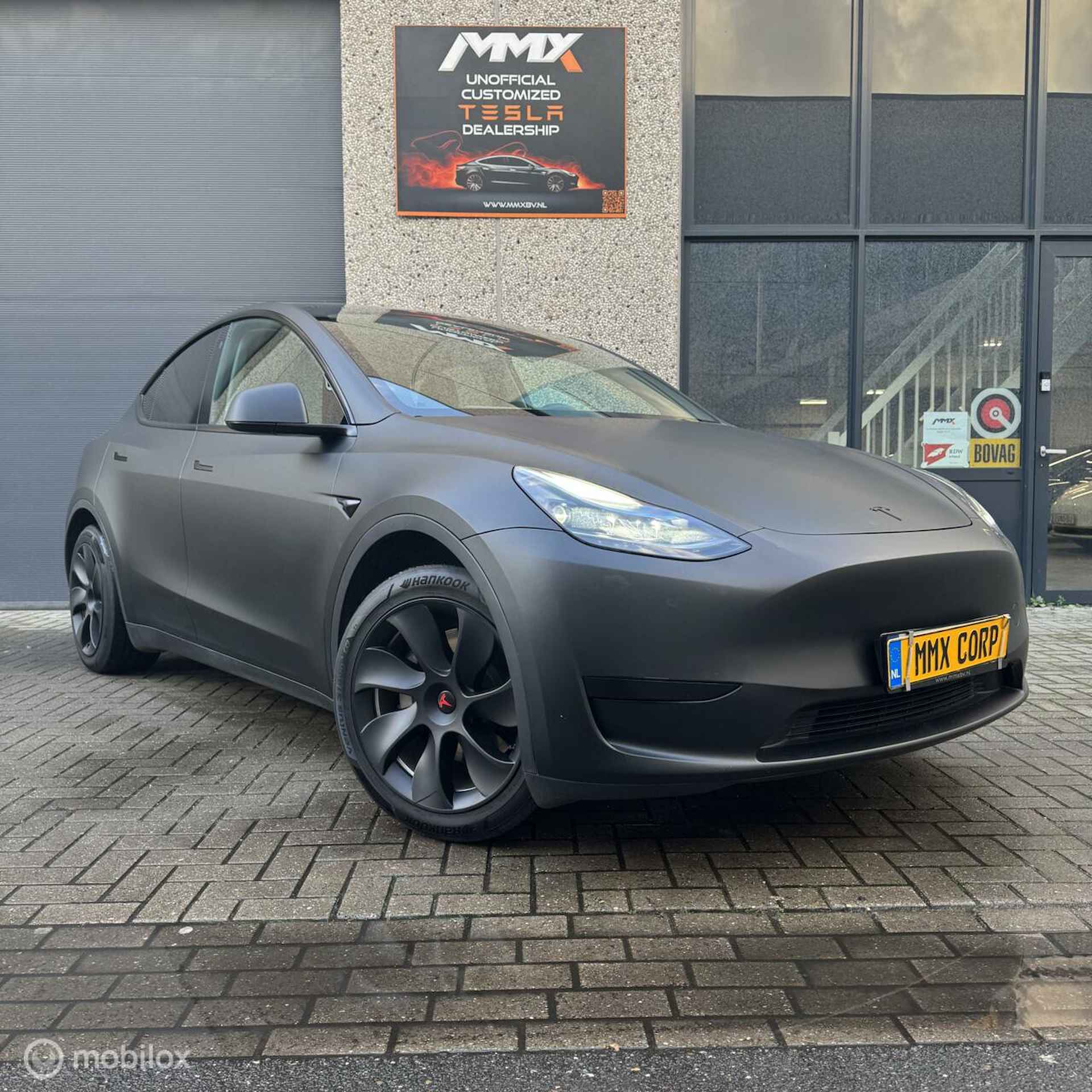 Tesla Model Y RWD 2023 SUBSIDIE IS TERUG MAT ZWART WRAP - 3/21