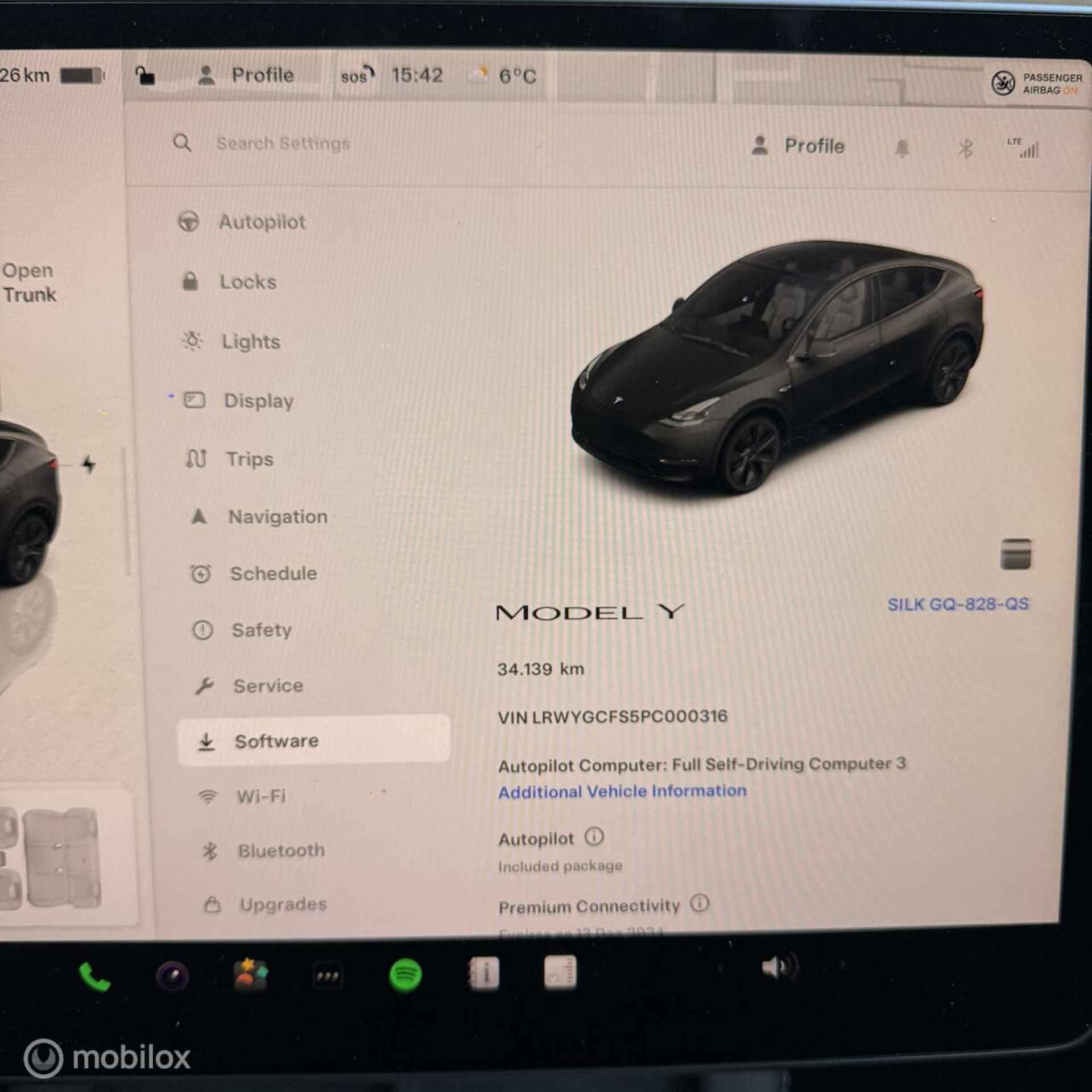 Tesla Model Y RWD 2023 SUBSIDIE IS TERUG MAT ZWART WRAP - 12/21