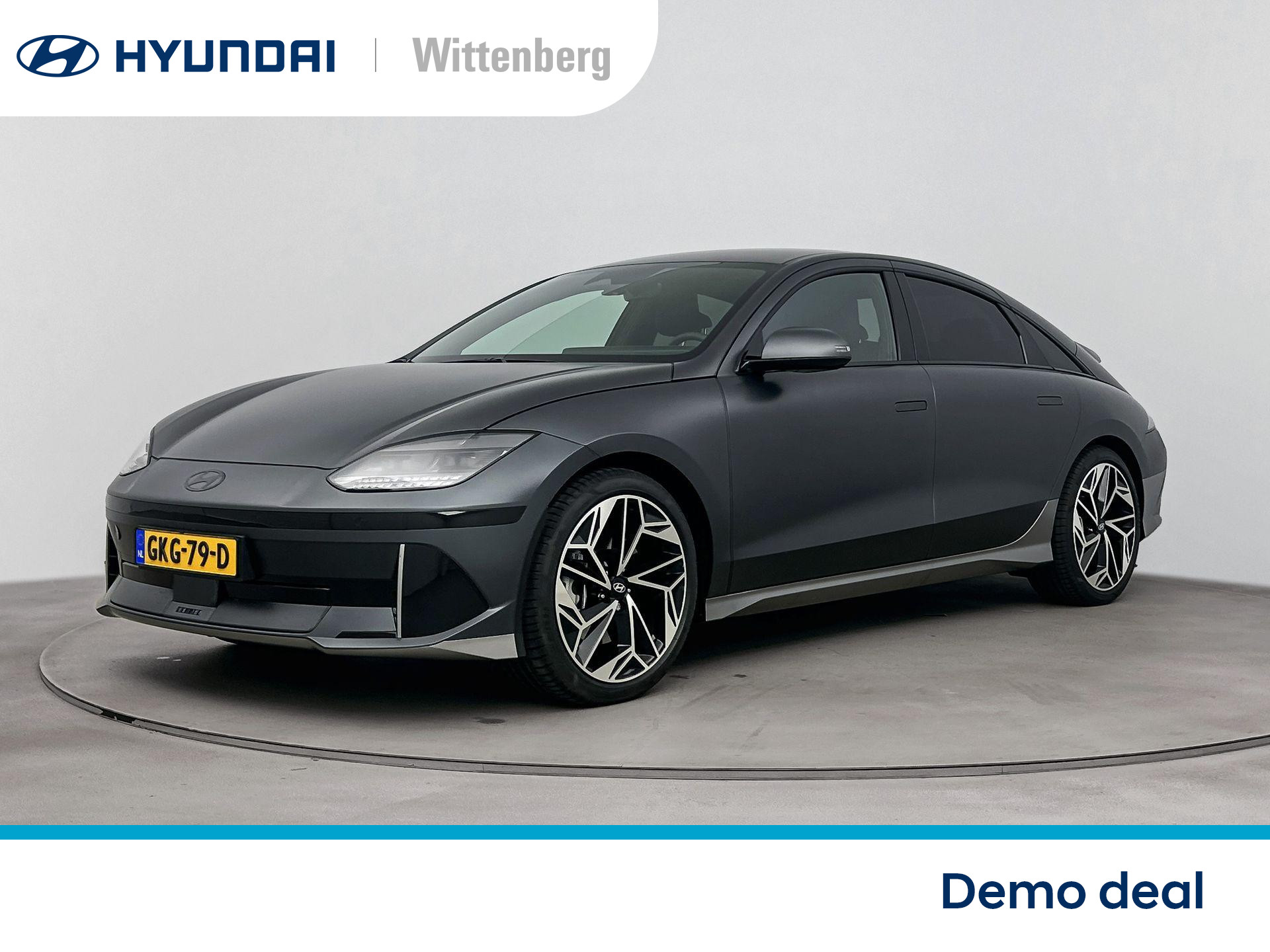 Hyundai IONIQ 6 Connect 77 kWh | 20" Lm-wielen | Zwarte logo's | Trekhaak | Trekgewicht 1500kg |