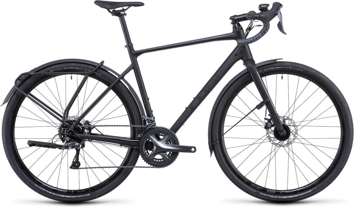 CUBE NUROAD FE BLACK/METALGREY 2022 Heren Black/metalgrey 58cm L 2022