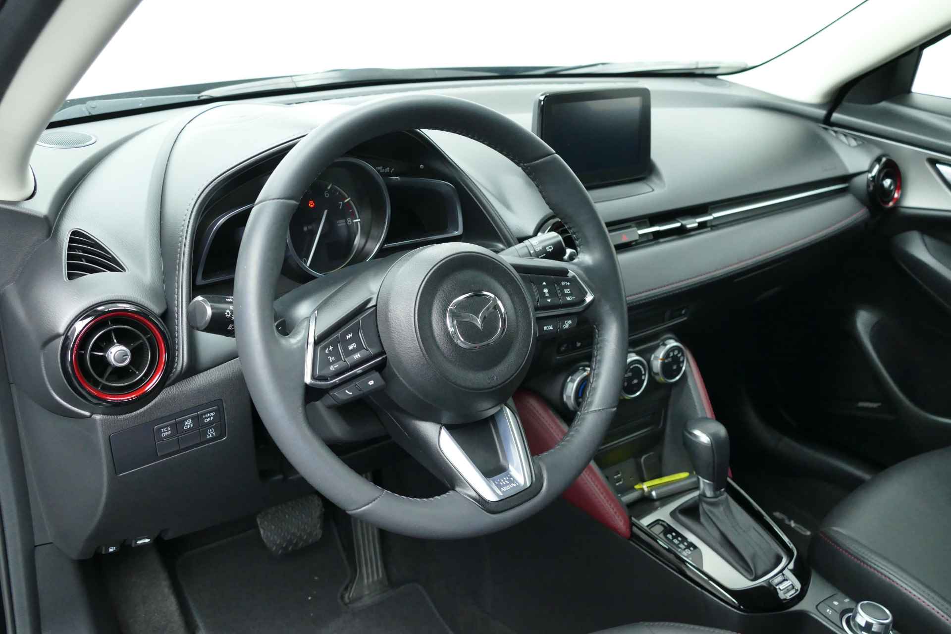 Mazda CX-3 2.0 SkyActiv-G 120 GT-M. Led Koplampen, Navi, Stoel&StuurVerw, 18"LMV, Haak 1200kg - 12/45