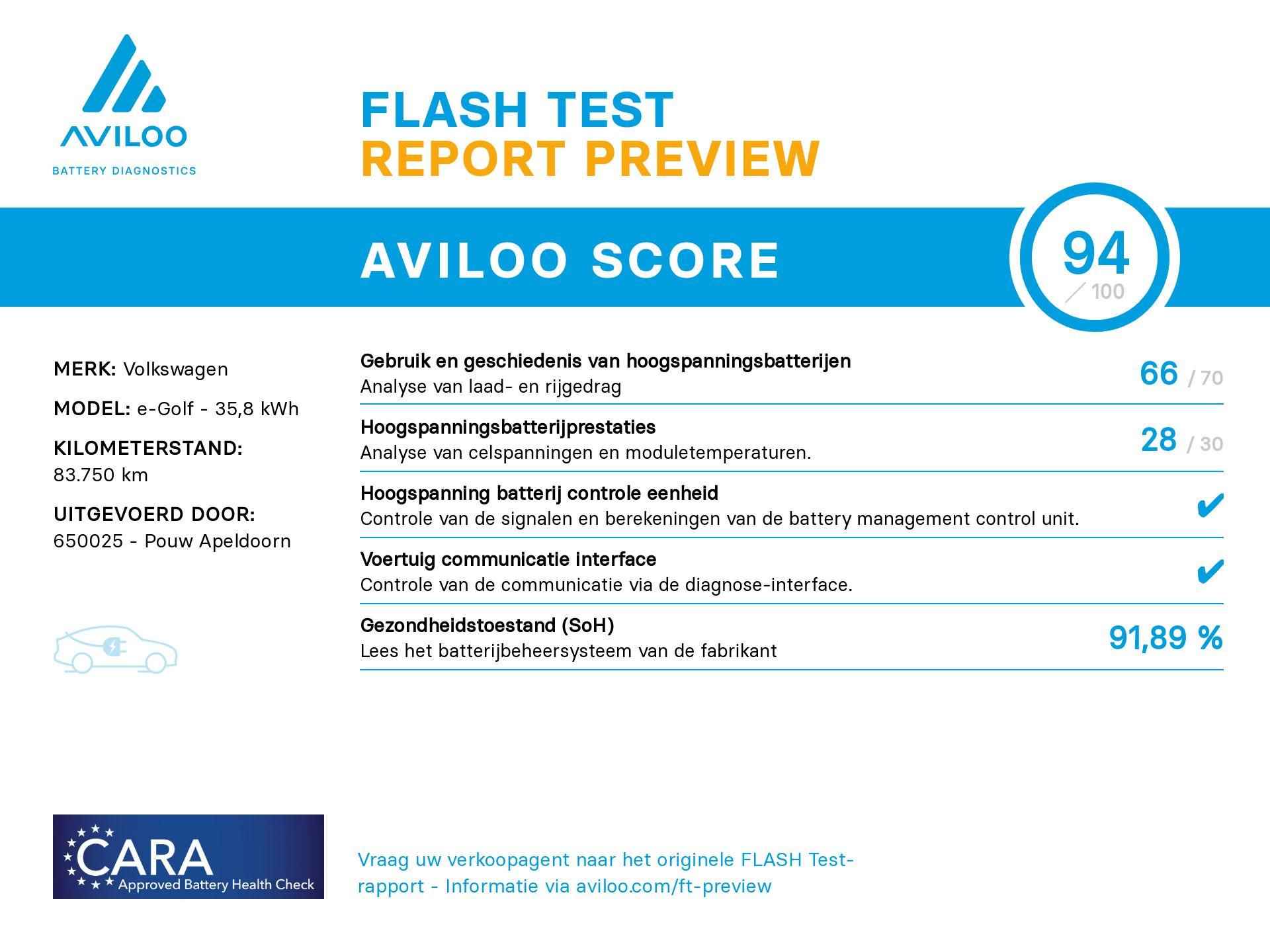 Volkswagen e-Golf 136pk Automaat 38kWh | Aviloo SoH 94% | Warmtepomp | DAB+ | Digital Cockpit - 8/49