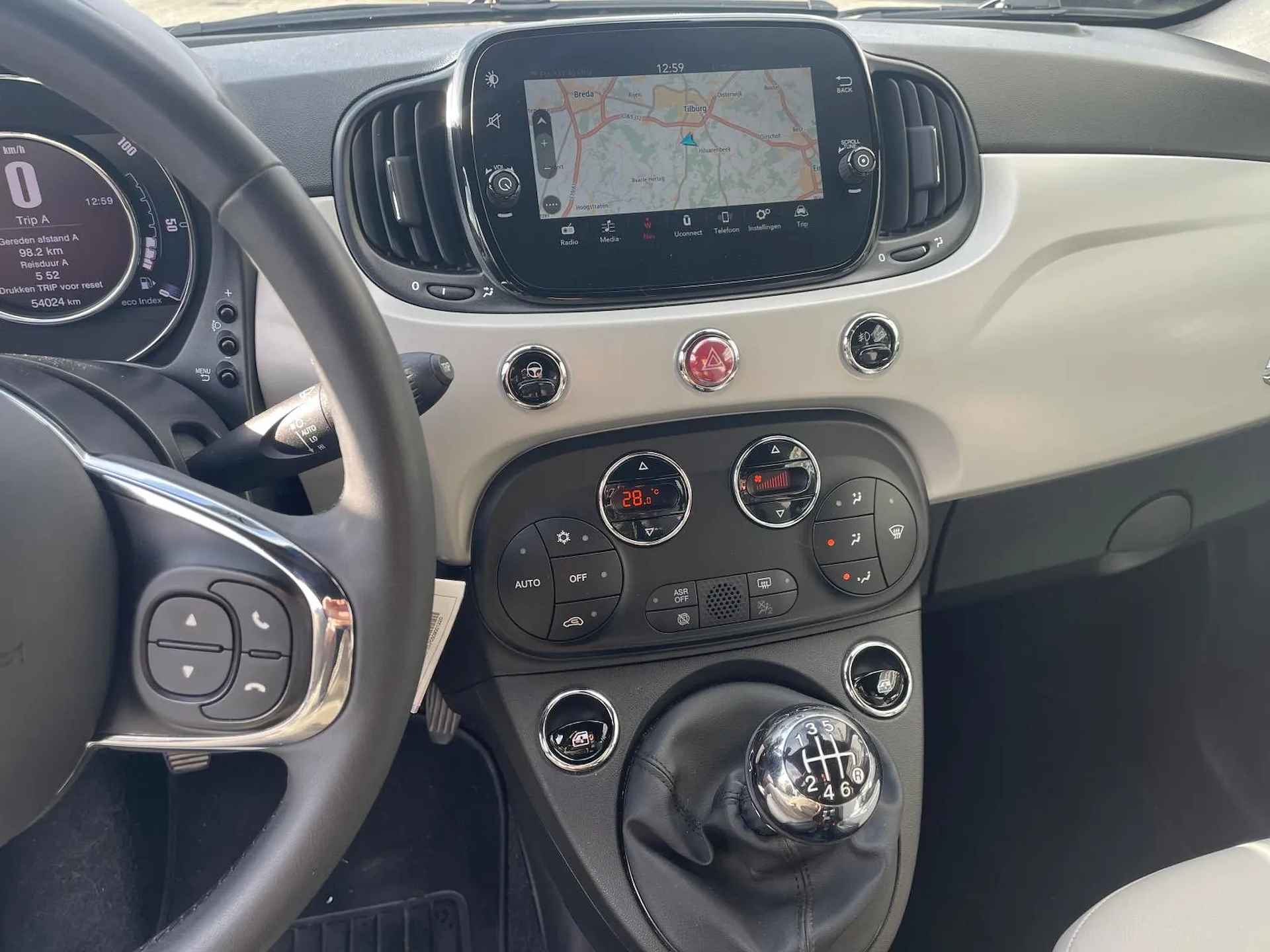 Fiat 500C 1.0 Hybrid|Navi|CC|Cabrio|Sensor - 15/26