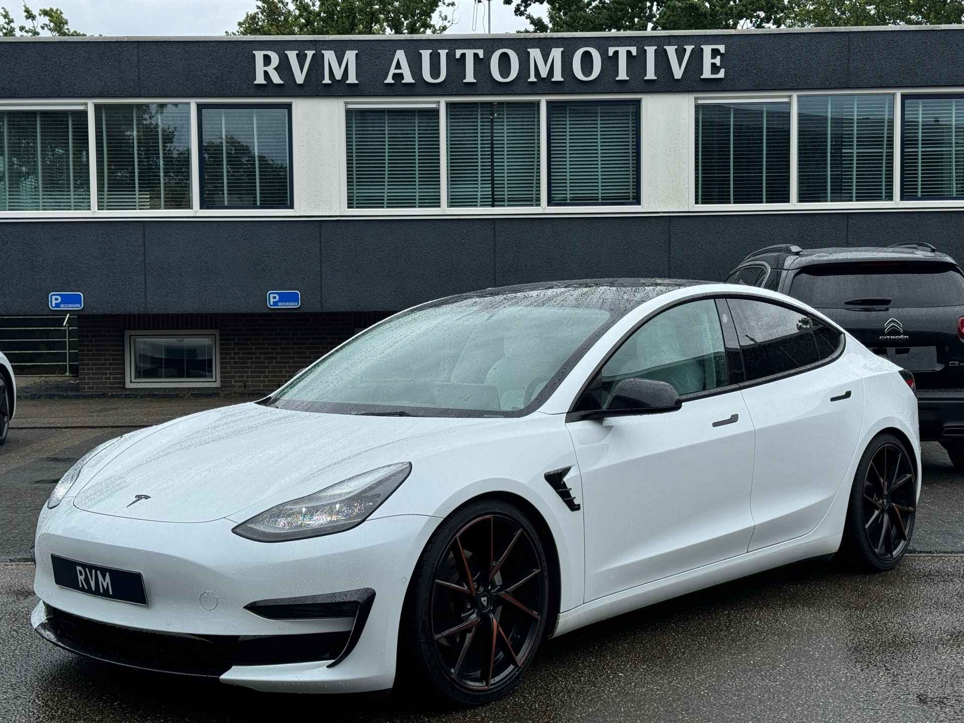 Tesla Model 3 Long Range AWD 75 kWh UNIEKE UITVOERING | 20" LMV | WIT LEDER | SUPER GAVE AUTO - 1/35