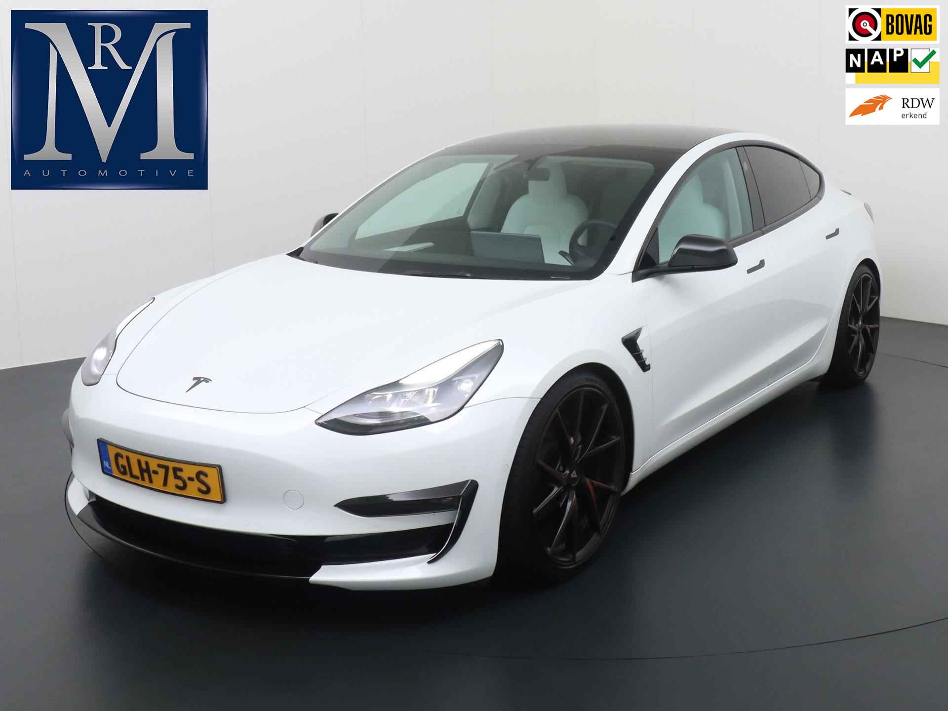 Tesla Model 3 Long Range AWD 75 kWh UNIEKE UITVOERING | 20" LMV | WIT LEDER | SUPER GAVE AUTO - 1/39