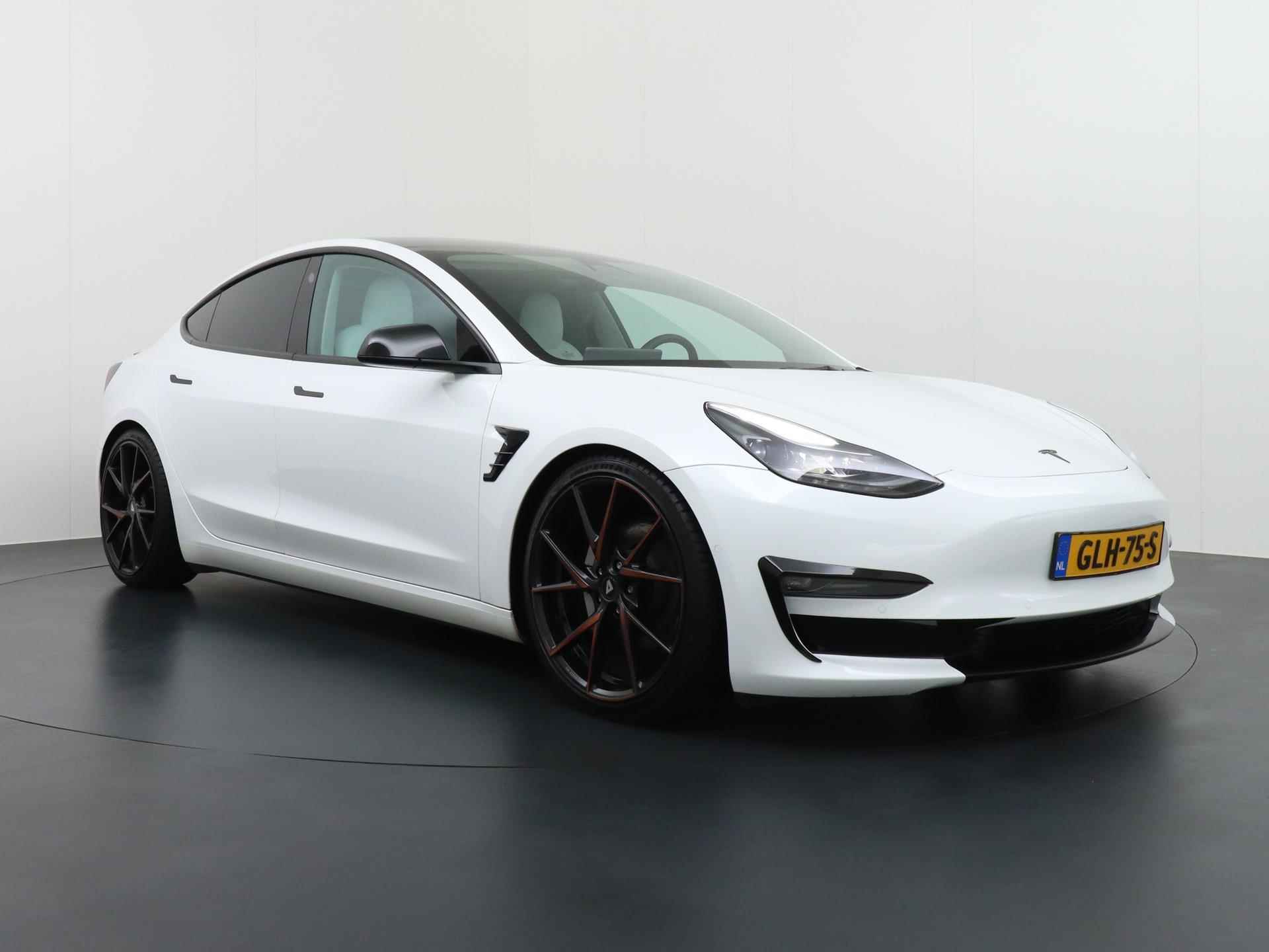 Tesla Model 3 Long Range AWD 75 kWh UNIEKE UITVOERING | 20" LMV | WIT LEDER | SUPER GAVE AUTO - 3/39