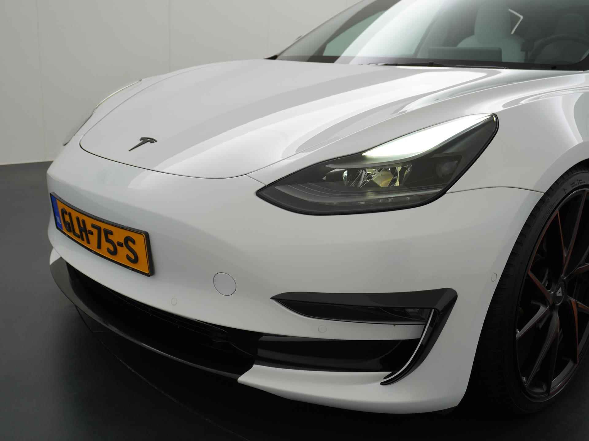 Tesla Model 3 Long Range AWD 75 kWh UNIEKE UITVOERING | 20" LMV | WIT LEDER | SUPER GAVE AUTO - 15/39