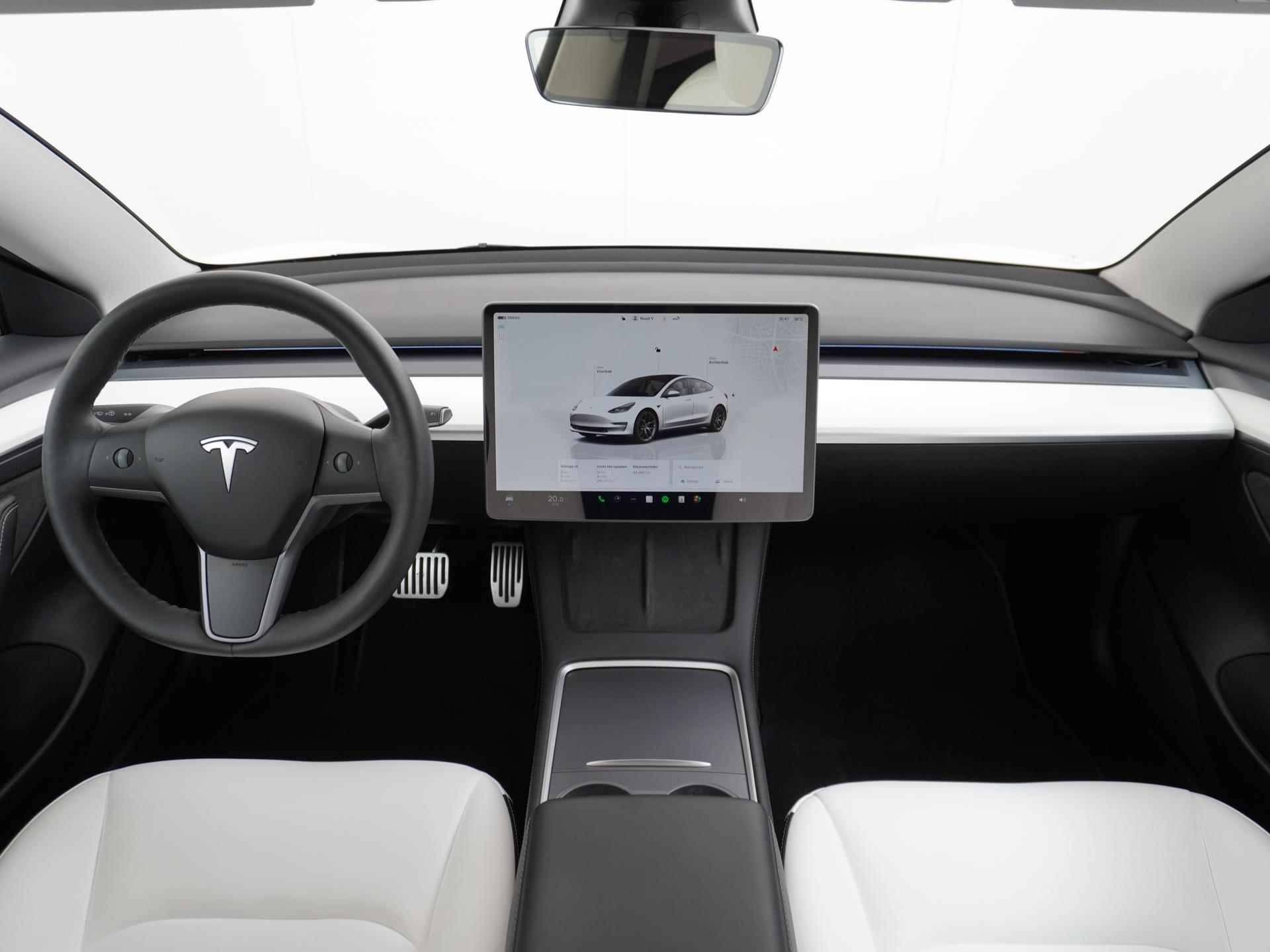 Tesla Model 3 Long Range AWD 75 kWh UNIEKE UITVOERING | 20" LMV | WIT LEDER | SUPER GAVE AUTO - 25/39