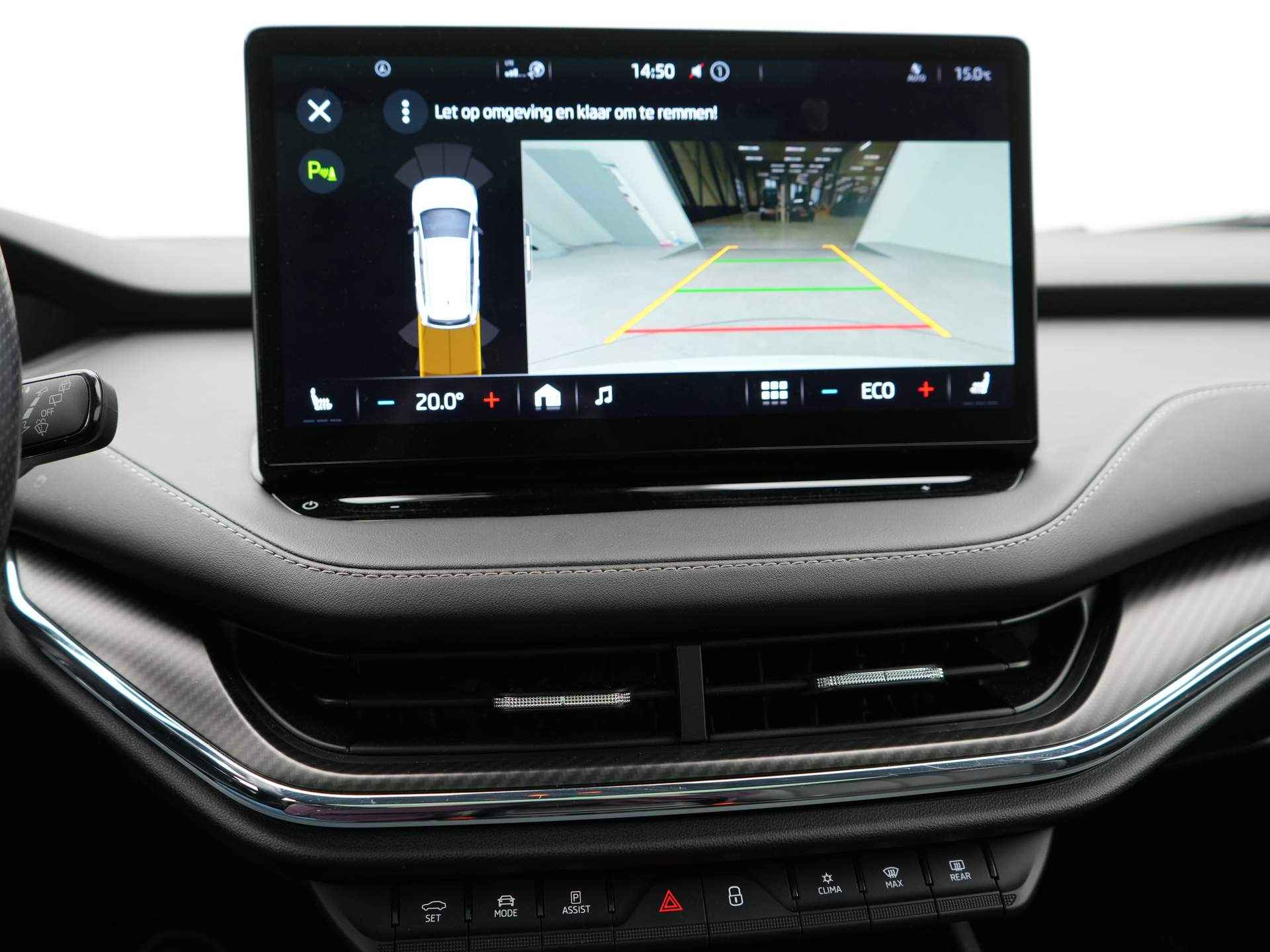 Škoda Enyaq iV 80 Sportline 150kW / 204pk automaat | Navigatie by App | Panoramisch schuif en kanteldak | LM velgen 21"| Zwenkbare trekhaak | Climatcontrol | Achteruitrijcamera | - 16/40