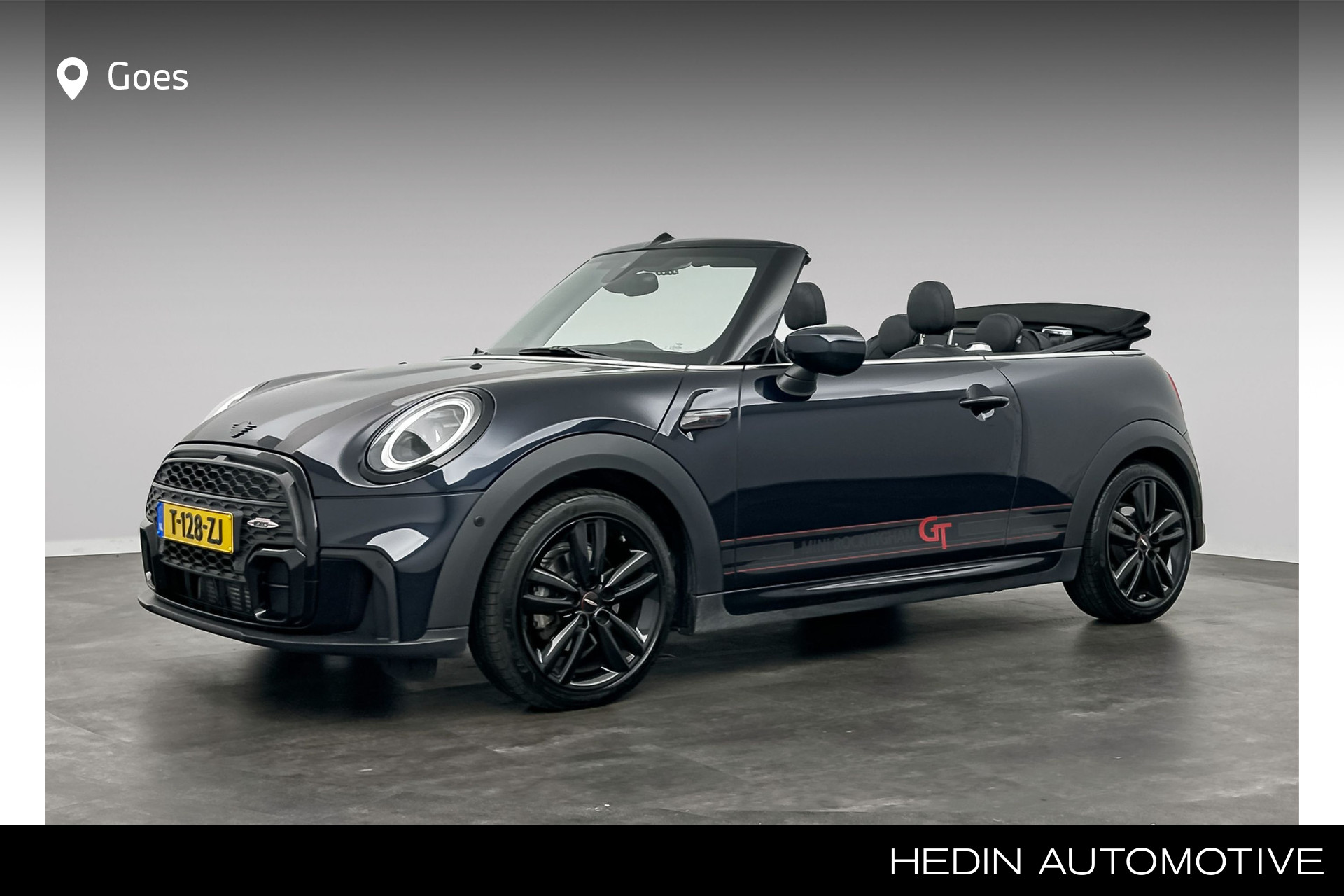 MINI Cabrio 1.5 Cooper Rockingham GT Edition | Adaptief onderstel | Stuurwielrand verwarmd | Buitenspiegels elektrisch inklapbaar | Comfort Access | 	John Cooper works Aerodynamic Kit | Achteruitrijcamera | Sportstoelen voor | Elektrisc