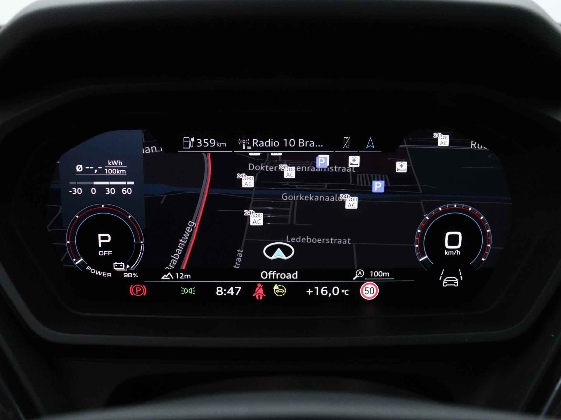 Audi Q4 e-tron 40 S edition 77 kWh 204 PK | Virtual cockpit | Navigatie | LED matrix | Camera | Parkeersensoren | Getint glas | Stoelverwarming | Lichtmetalen velgen | Cruise control | Elektrische kofferklep | Fabrieksgarantie | - 16/32