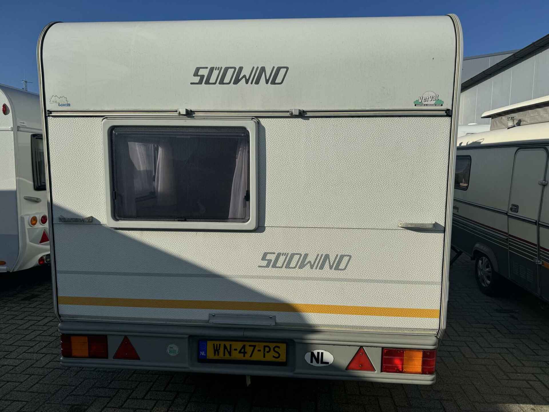 KNAUS SUDWIND 450 FRANSBED + VOORTENT + RESERVE WIEL+ BEUGEL - 6/17