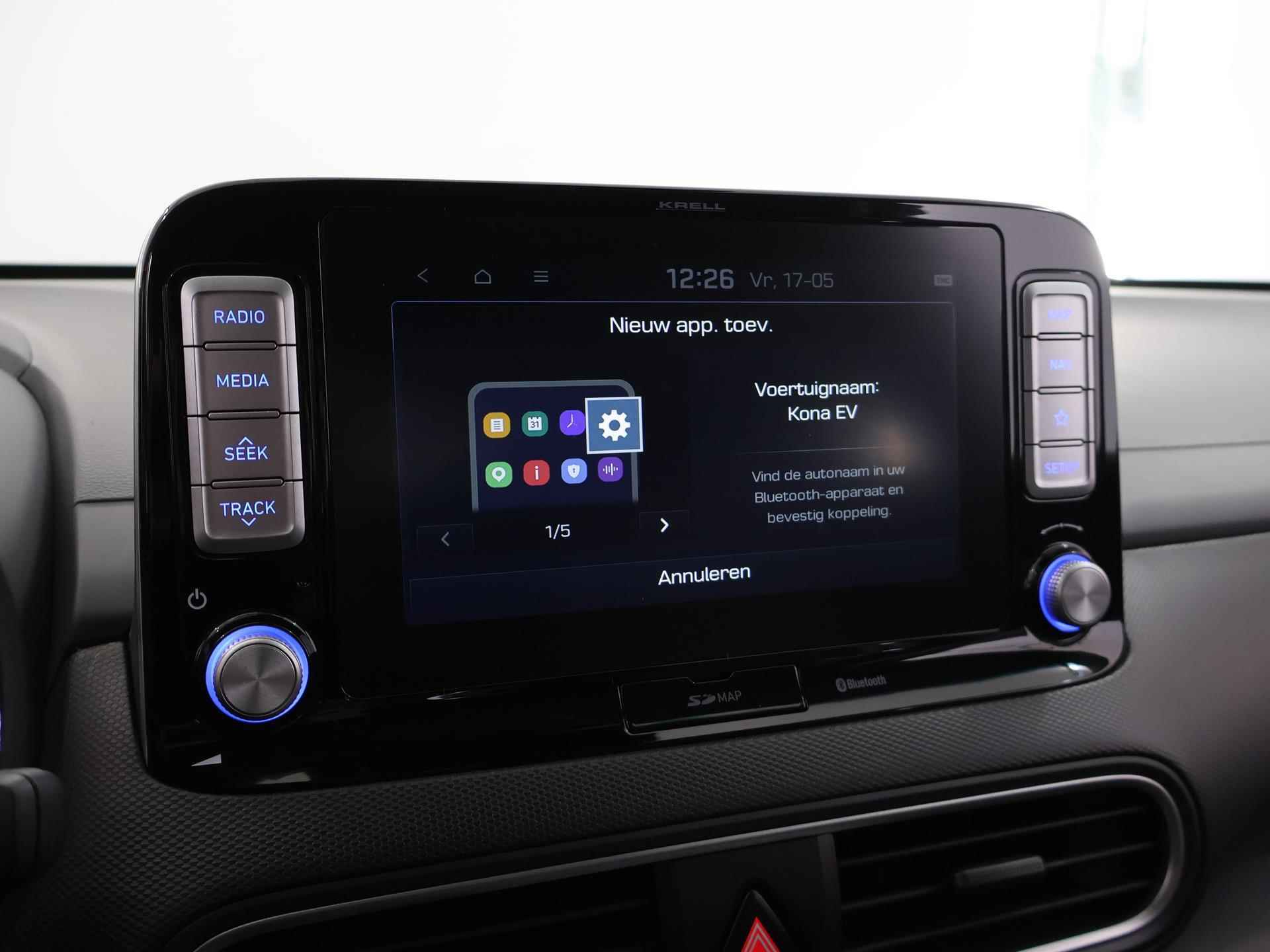 Hyundai Kona EV Premium 64 kWh | Navigatie | Head-Up | Krell Sound | Stoelverkoeling&Verwarming  | Dodehoekdetectie | Keyless Go | Parkeercamera | - 18/45
