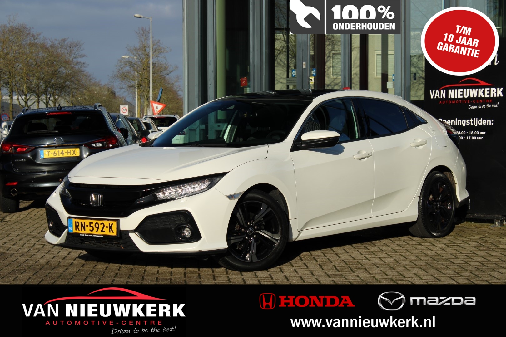 HONDA Civic 1.0 i-VTEC Turbo 129pk Automaat Executive PanoramaDak  1e Eigenaar!