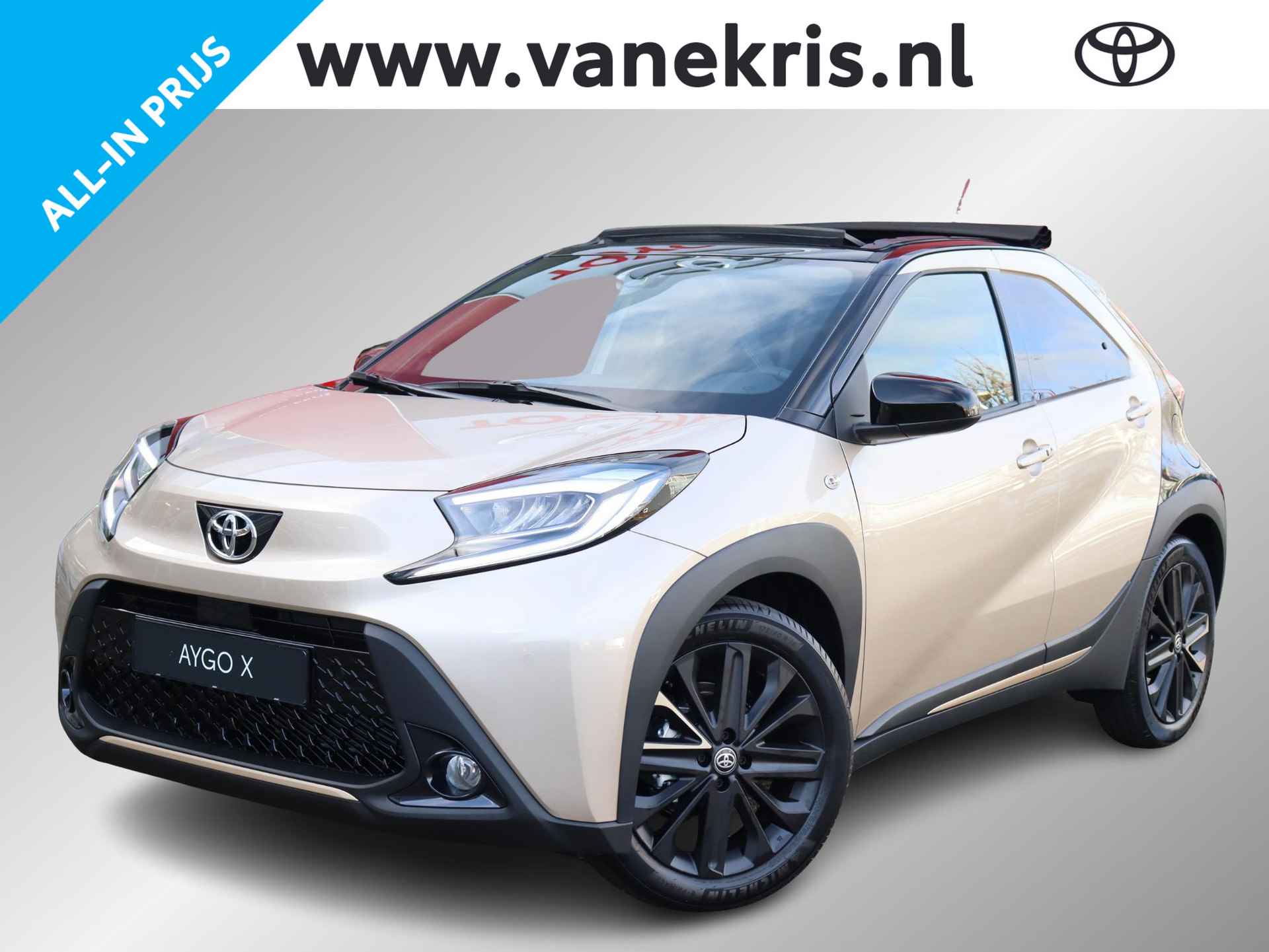 Toyota Aygo X 1.0 VVT-i MT Premium, Cabrio , Nieuw en uit voorraad leverbaar!