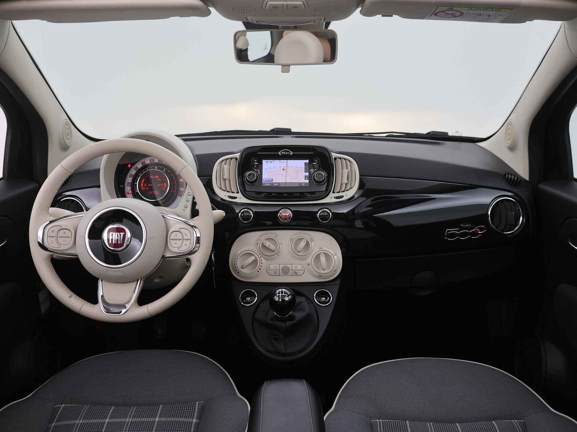 Fiat 500 C 0.9 TwinAir Turbo Lounge NAVI|CRUISE|PDC|AIRCO|16INCH - 8/32