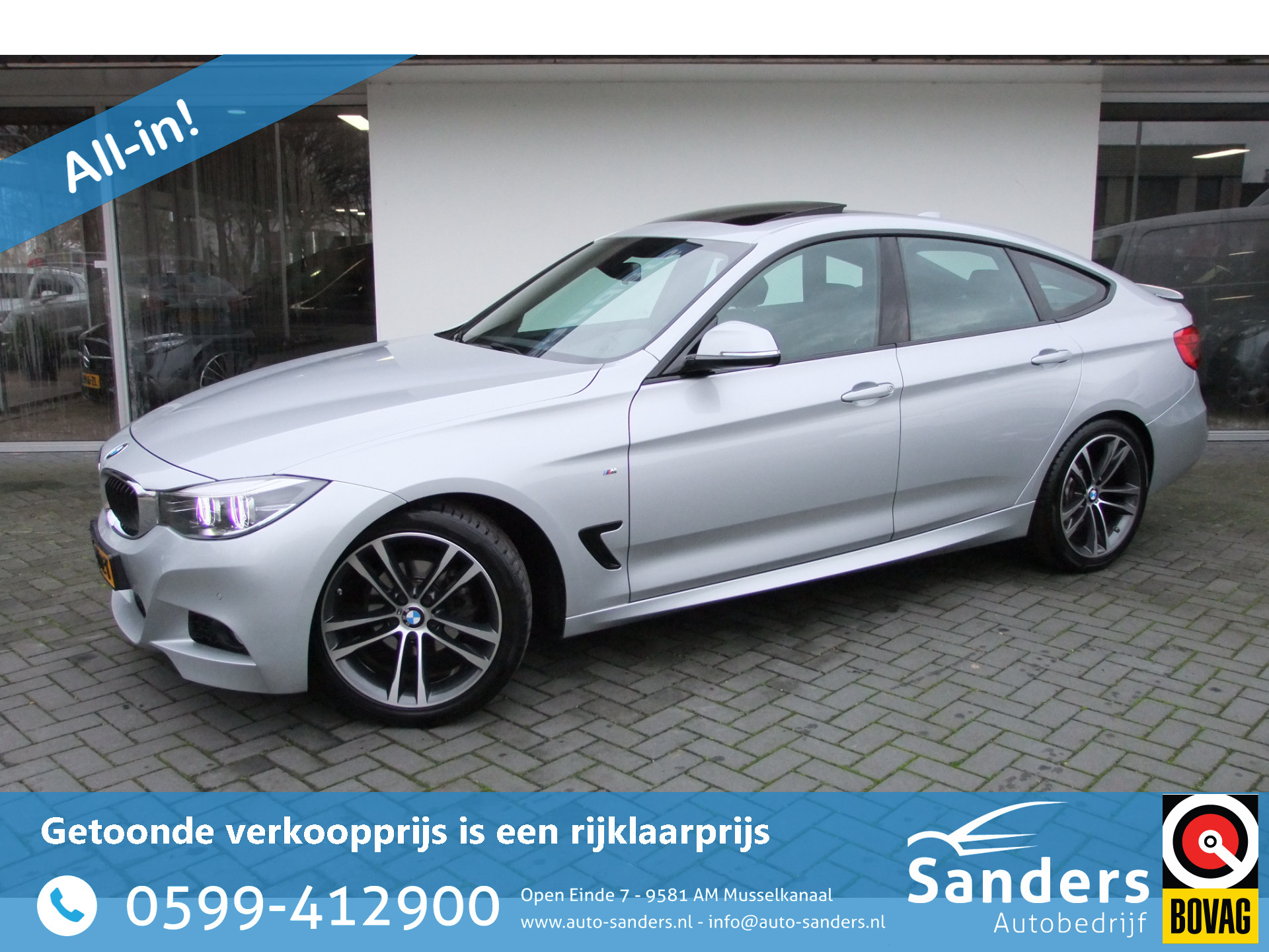 BMW 3-serie Gran Turismo 320i High Executive / M Pakket/ Panorama/ 19 inch/ Stoelverwarming/ NL auto