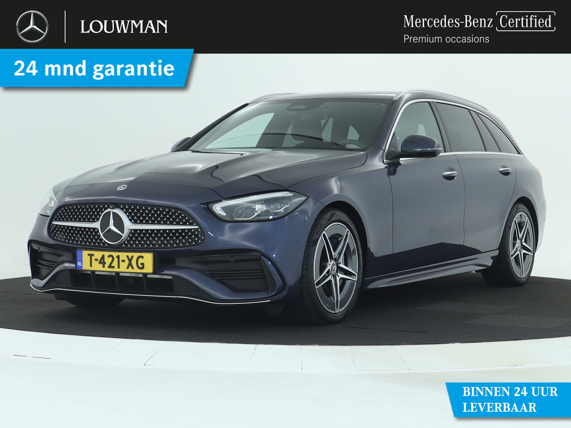 Mercedes-Benz C-Klasse Estate 180 AMG Line | Premium pakket | Trekhaak | Parkeerpakket met 360°-camera | EASY PACK achterklep | Inclusief 24 maanden MB Certified garantie voor Europa.