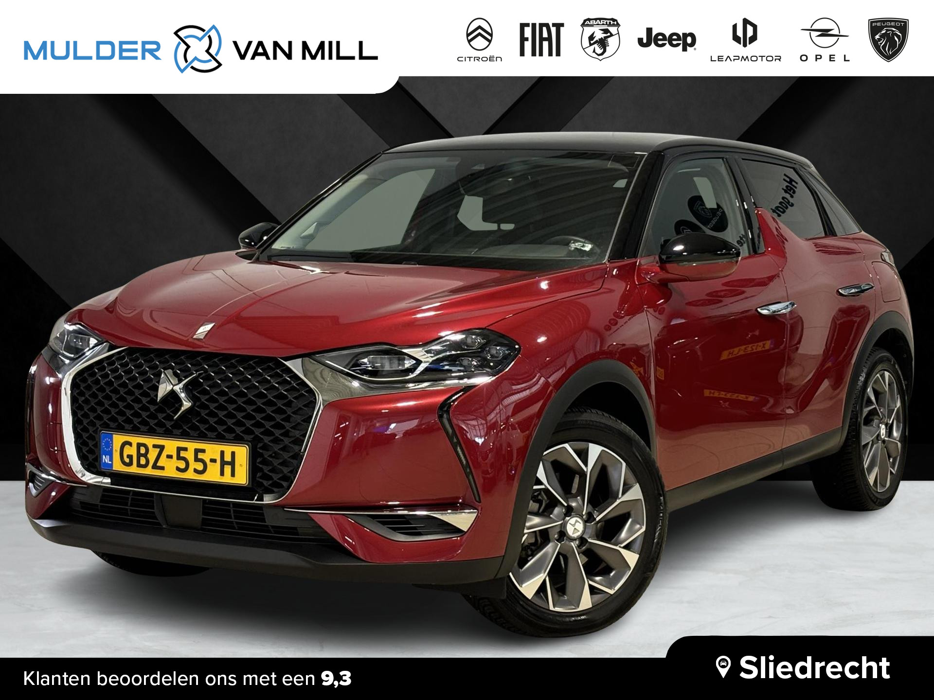 DS DS 3 Crossback SUV Rivoli e-Tense EV 3-FASEN 50kWh 136pk AUTOMAAT | DS MATRIX LED | SMART KEYLESS | ADAPTIVE CRUISE | NAVI | CAMERA | STOELVERW. | DAB+ |