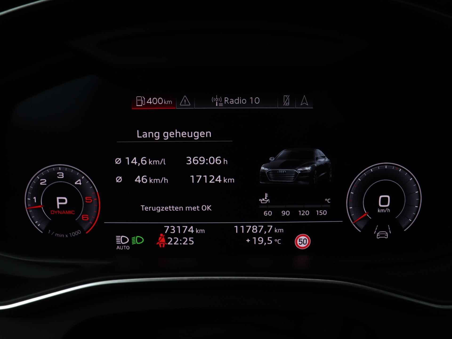Audi A7 Sportback 50 TDI quattro Pro Line S | S-line exterieur | S-line interieur | Automaat | Navigatie | 360 Camera | Panoramadak | Adaptive Cruise Control | Stoelverwarming | Trekhaak | Luchtvering | Climate Control | B&O Sound System | - 12/22