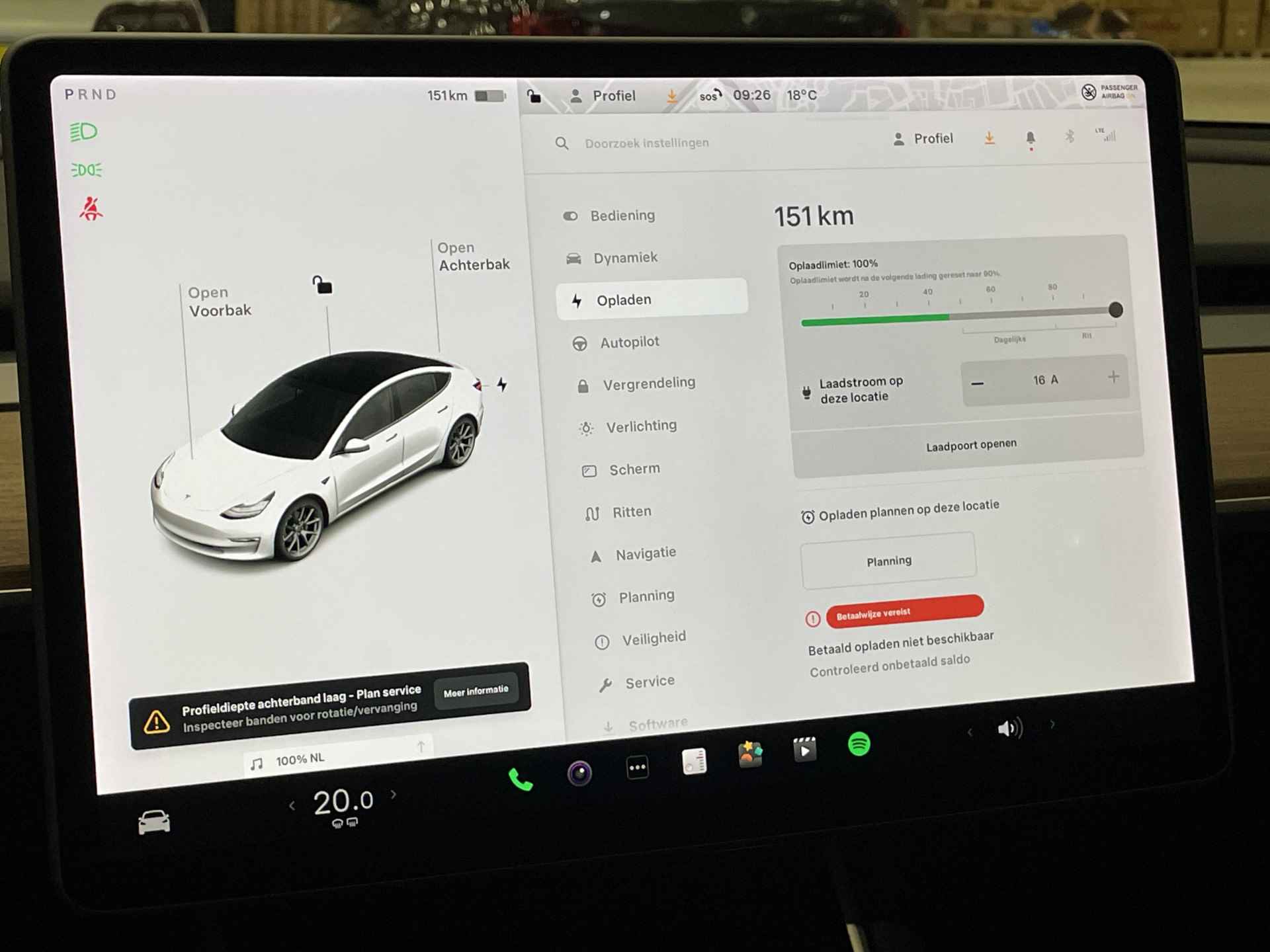 Tesla Model 3 Standard RWD Plus 60 kWh | Autopilot | Panoramadak | Lederen bekleding | Camera | 18"LM Velgen | - 14/43