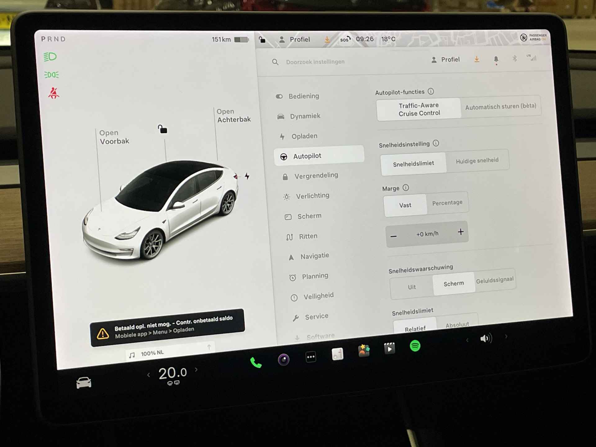 Tesla Model 3 Standard RWD Plus 60 kWh | Autopilot | Panoramadak | Lederen bekleding | Camera | 18"LM Velgen | - 15/43