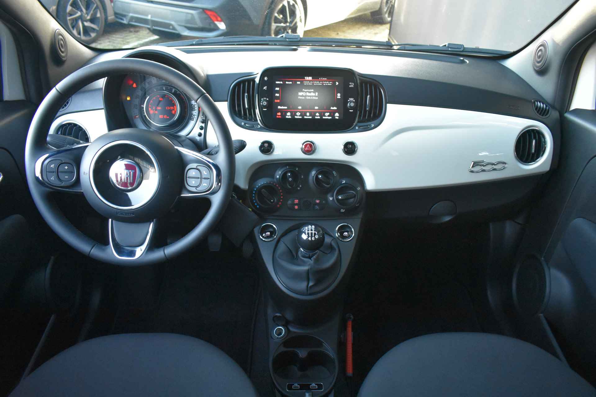 Fiat 500 1.0 Hybrid | Navigatie by App | Nieuwstaat! | Cruise Control | Airco | Apple Carplay | Android Auto | Bluetooth-Telefoonverbindi - 10/38