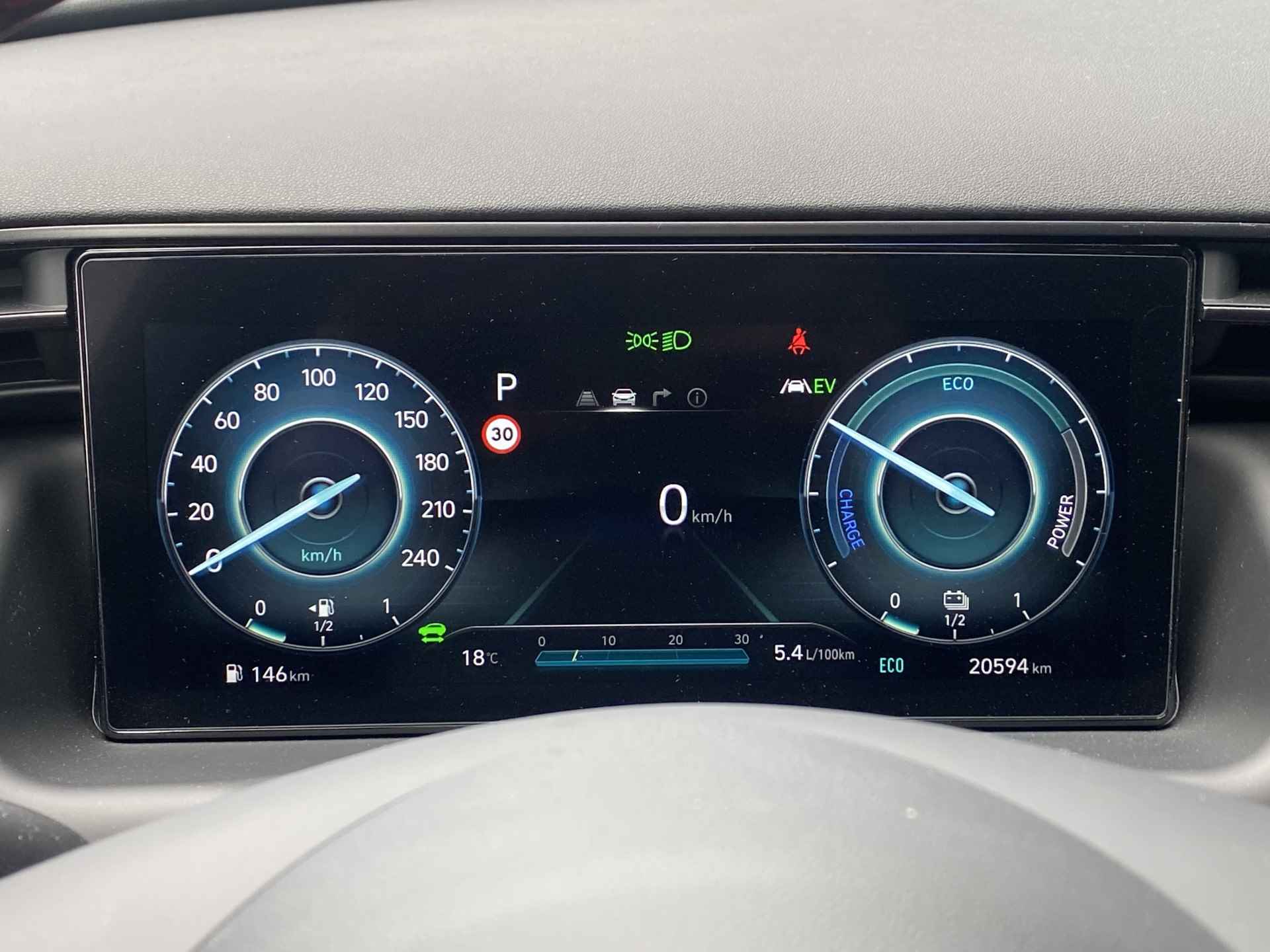 Hyundai Tucson 1.6 T-GDI 265pk PHEV N-Line AWD Automaat | Leder | Camera | Keyless | Full-Led | Navigatie | Alcantara | Krell Audio | 19" Licht - 23/32