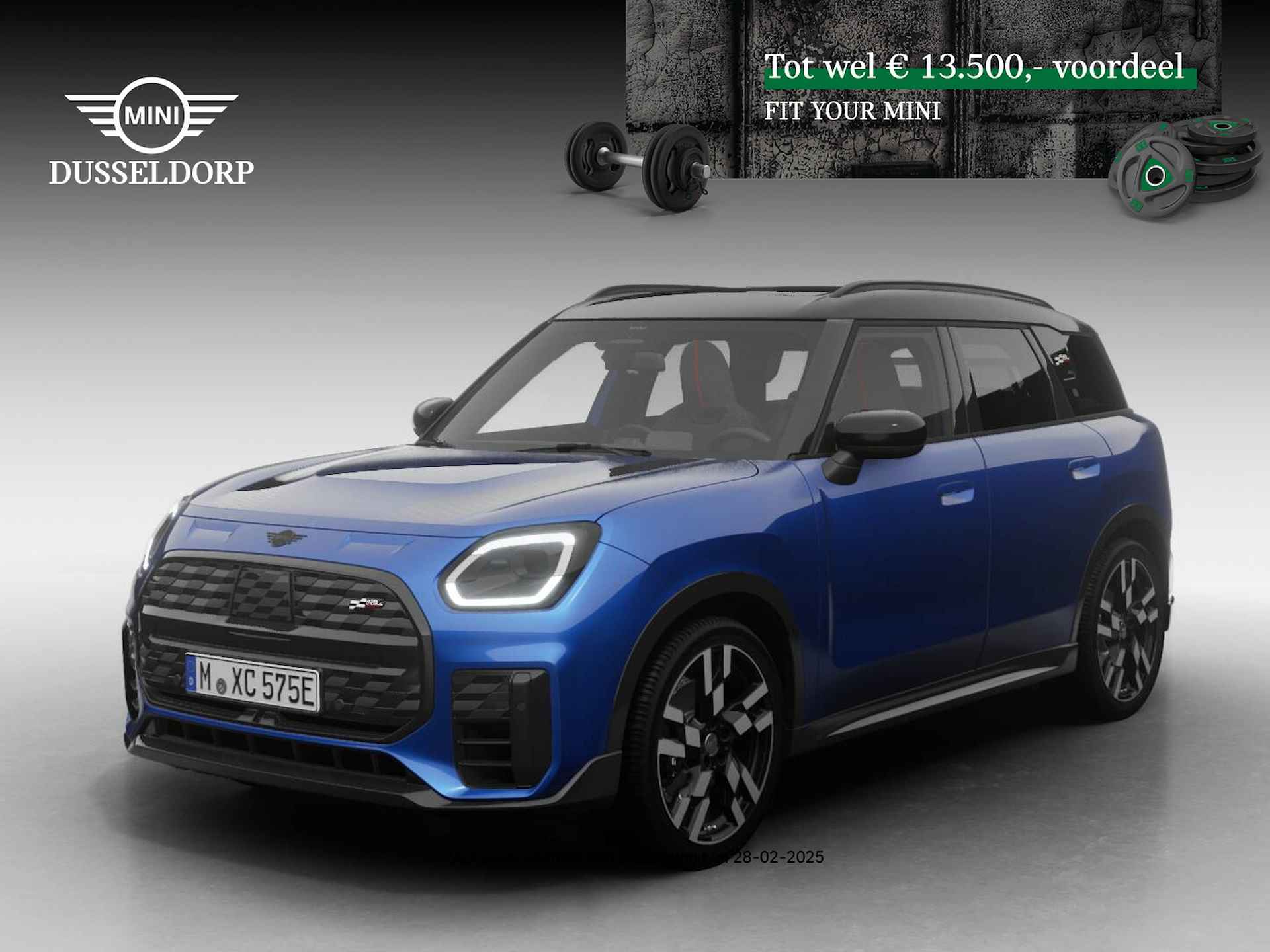 MINI Countryman E John Cooper Works Pakket M Plus PRIVATE LEASE EUR 699,- (48 mnd/10.000 km)