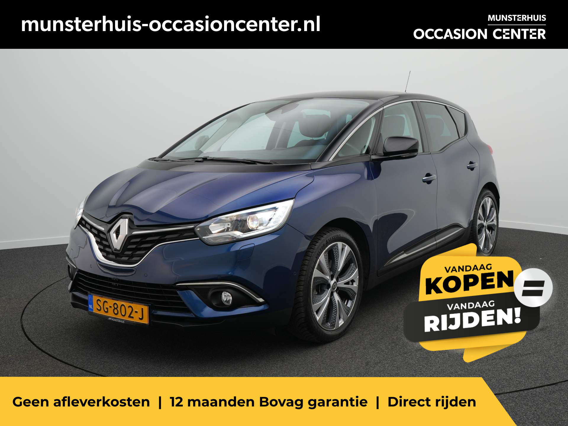 Renault Scénic TCe 140 EDC Intens Automaat - All seasonbanden - Eerste eigenaar bij viaBOVAG.nl
