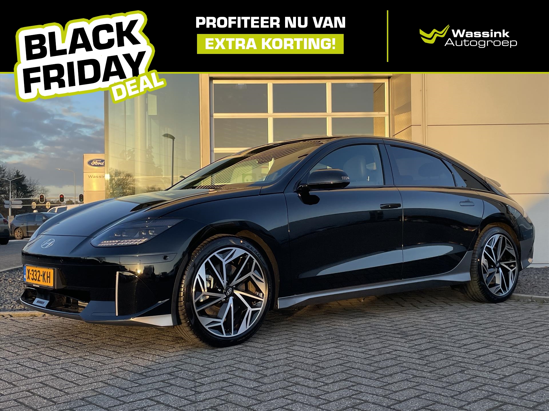 Hyundai Ioniq 6 77,4 kWh 229pk Lounge I Nieuwe Auto 20 km I Black Friday Deal