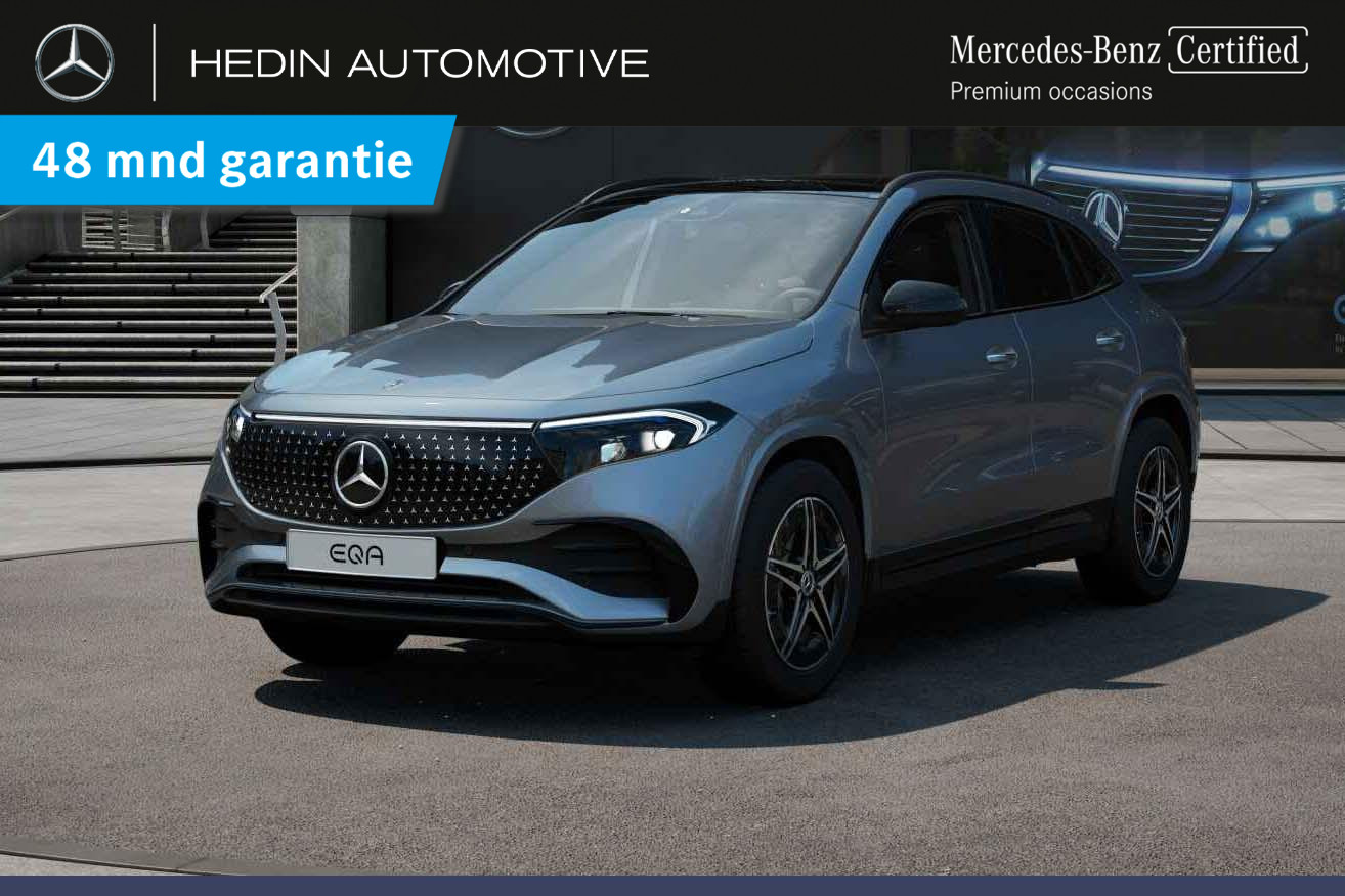 Mercedes-Benz EQA EQA 250+ AMG Line | Premium Pakket | Nightpakket | Panoramadak | LED | Advanced Sound System | Sfeerverlichting | Keyless-Go | Stoelverwarming | Camera