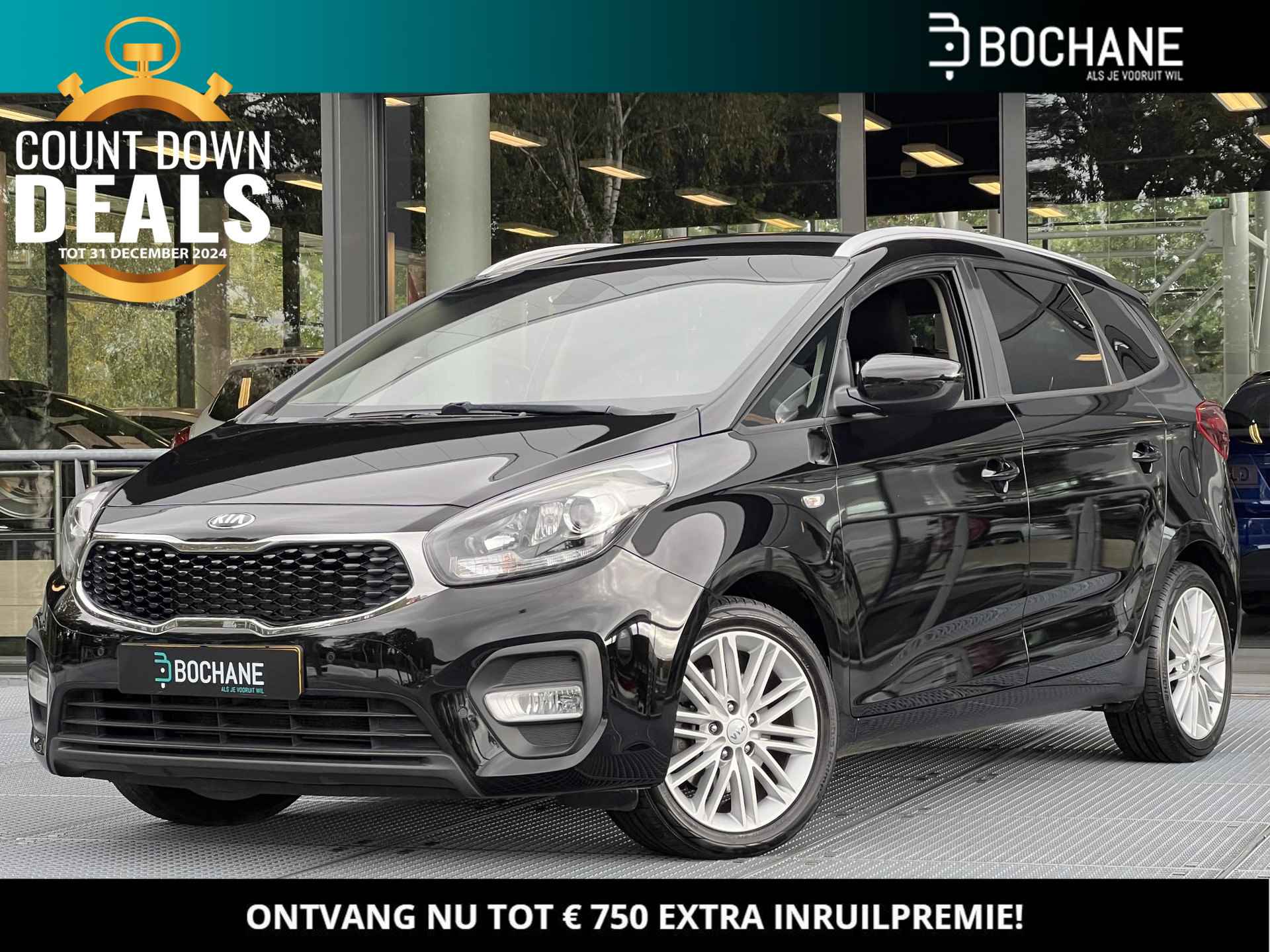 Kia Carens 1.6 GDi DynamicPlusLine 7 persoons | Carplay | Navigatie | Stoel- en Stuurverwarming | - 1/33