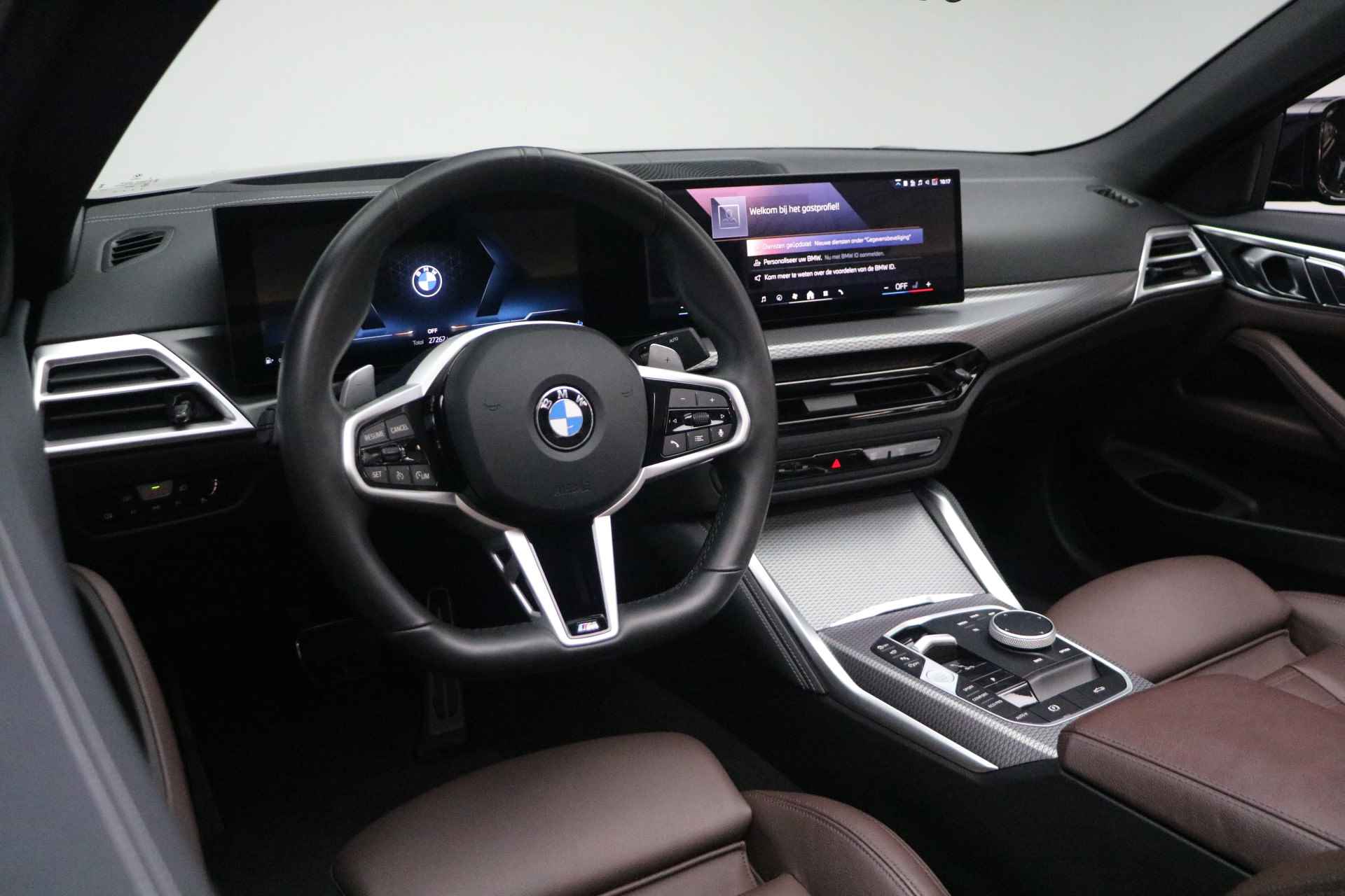 BMW 4 Serie Cabrio 430i xDrive High Executive M Sport Automaat / Comfort Access / Stoelverwarming / Adaptieve LED / Parking Assistant Plus / Live Cockpit Professional / Cruise Control - 8/21