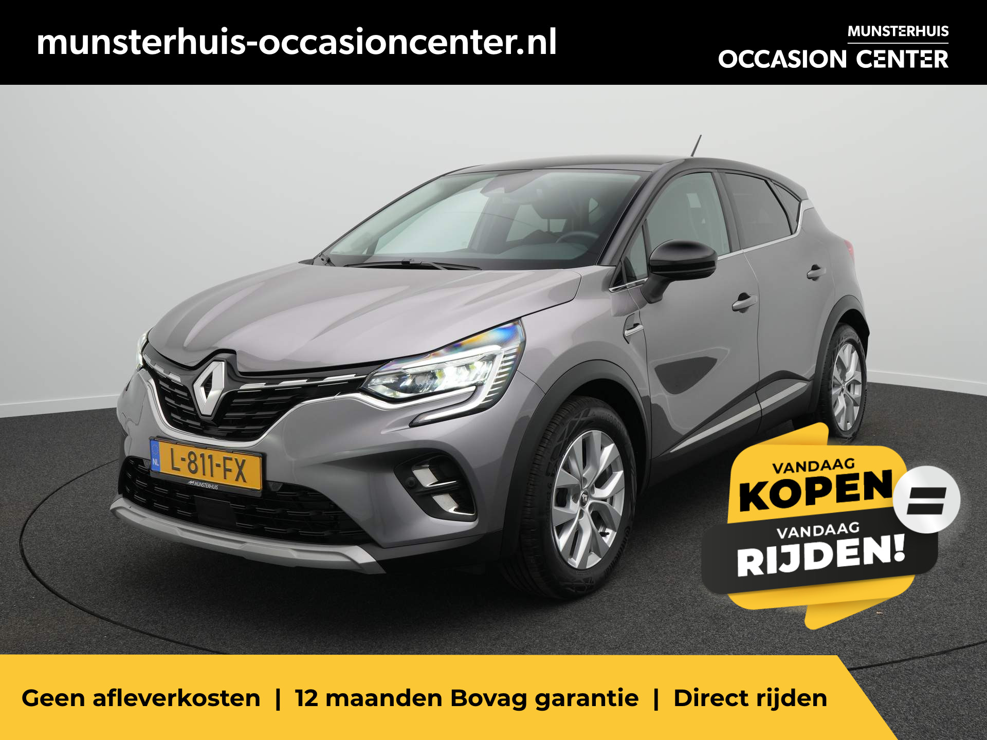 Renault Captur TCe 90 Intens - Eerste Eigenaar - Achteruitrijcamera bij viaBOVAG.nl