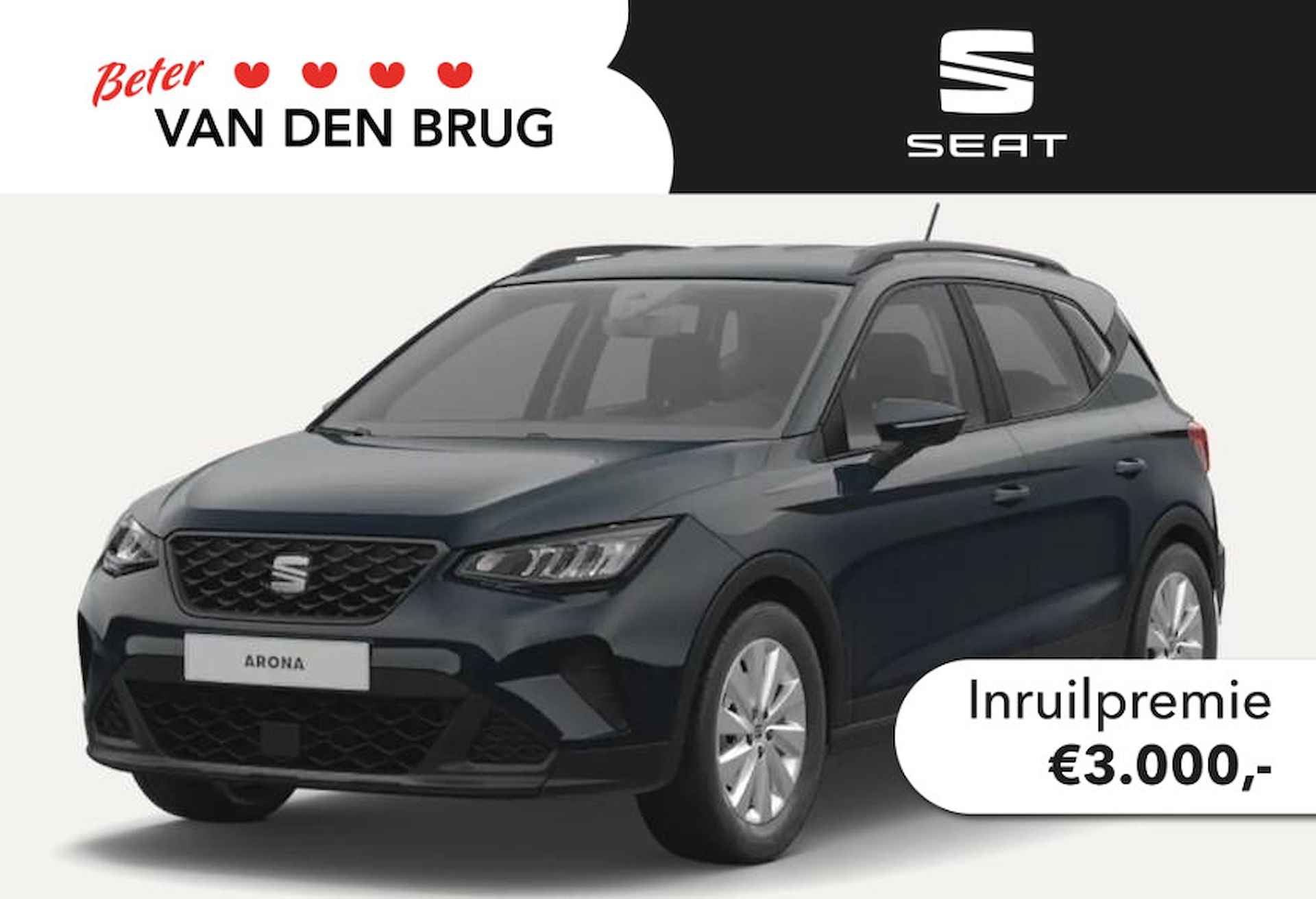 SEAT Arona Style 1.0 70 kW / 95 pk EcoTSI SUV 5 versn. Hand | Climatronic | Parkeersensoren achter | Vritual cockpit | Apple CarPlay™ & Android Auto™