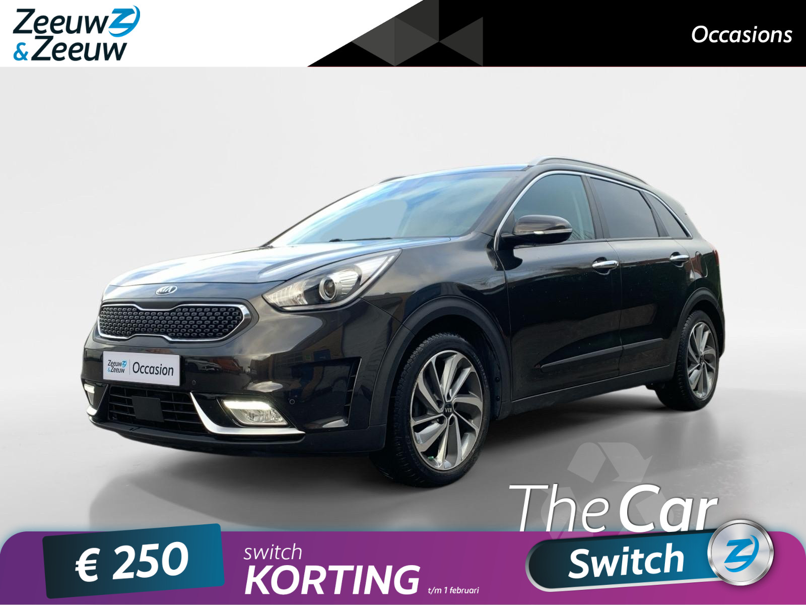 Kia Niro 1.6 GDi Hybrid Edition | Stoel- en stuurwielverwarming | Dodehoekdetectie | Adaptive cruise control